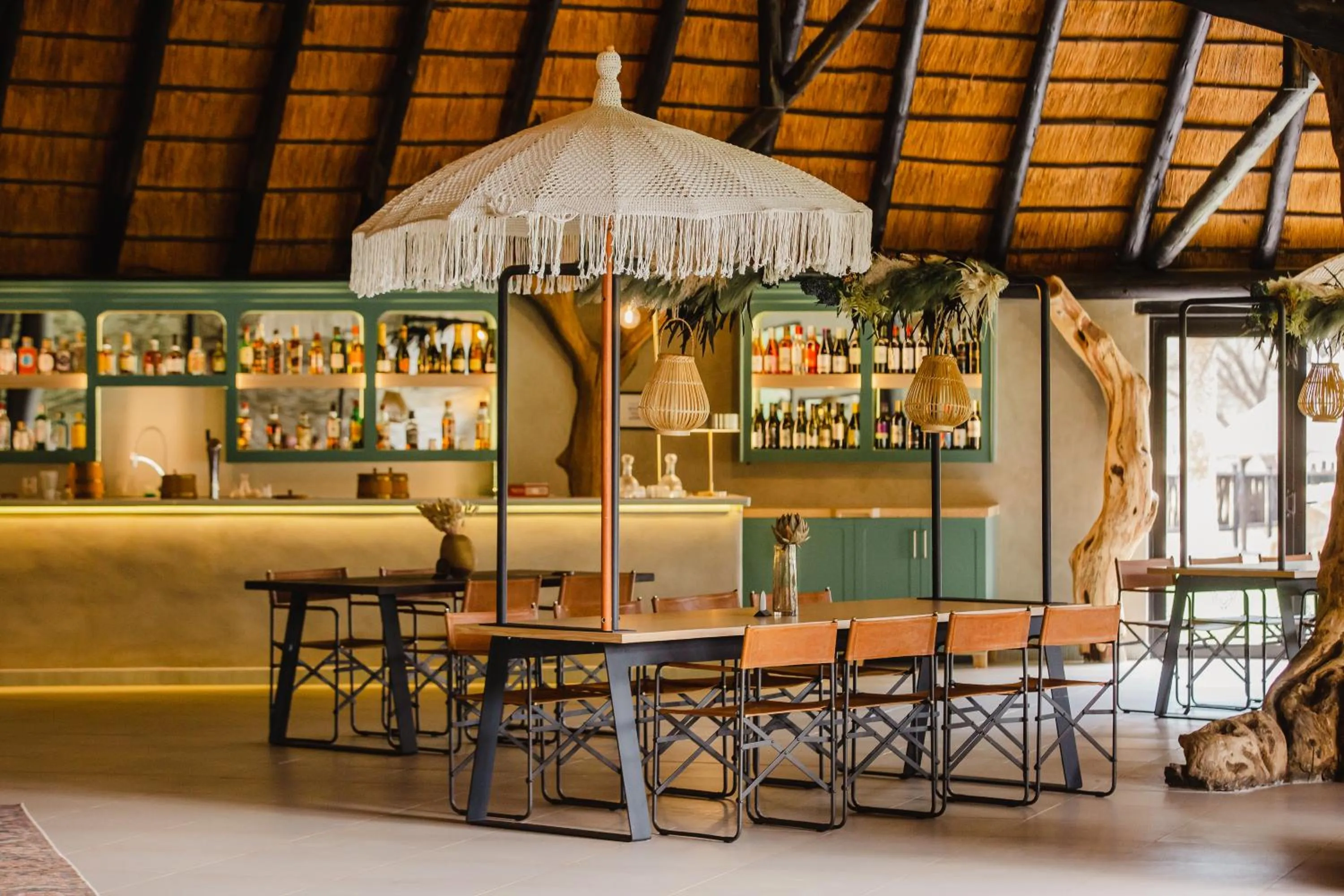 Lounge or bar in Okapuka Safari Lodge