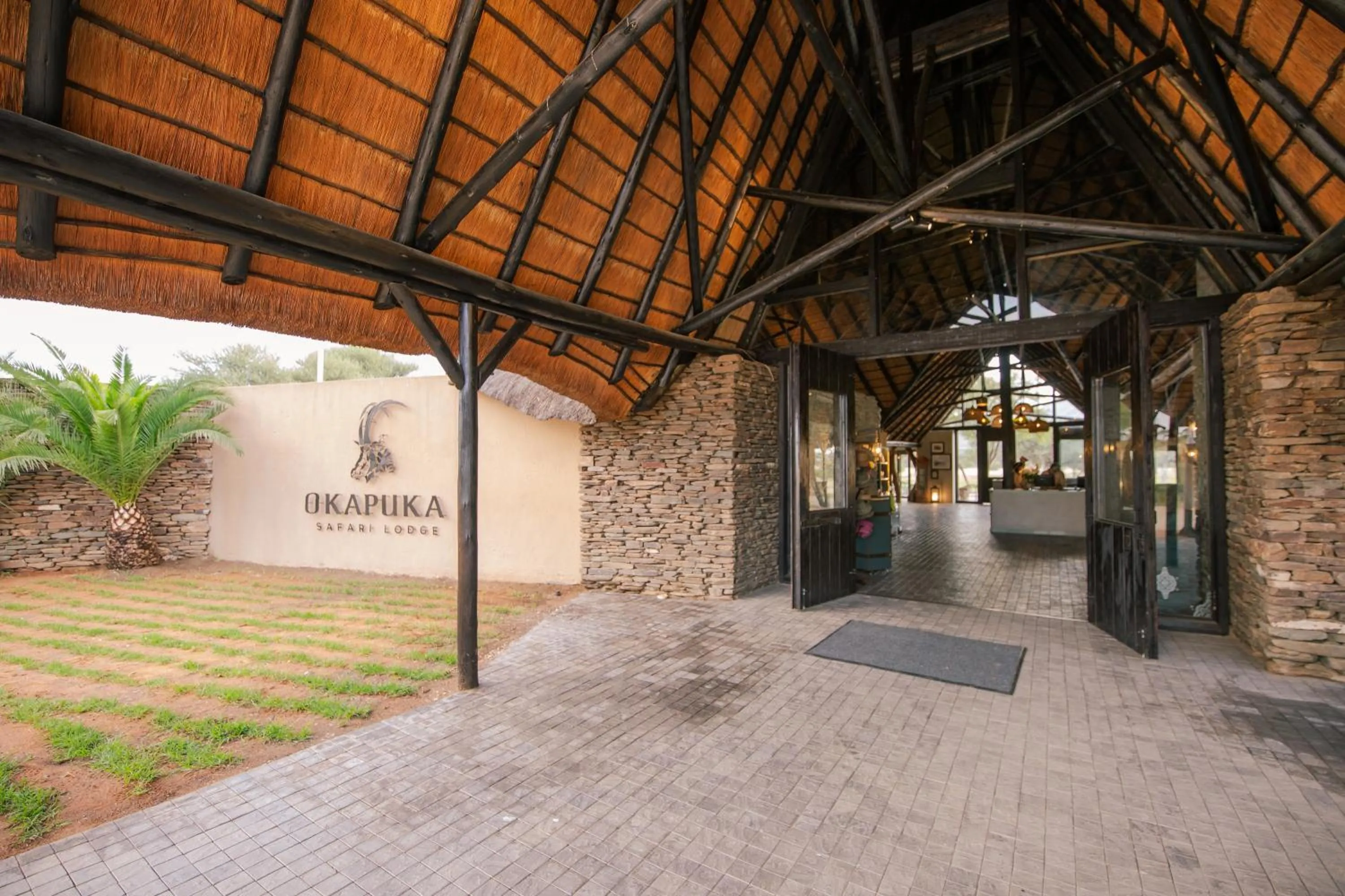 Property building in Okapuka Safari Lodge