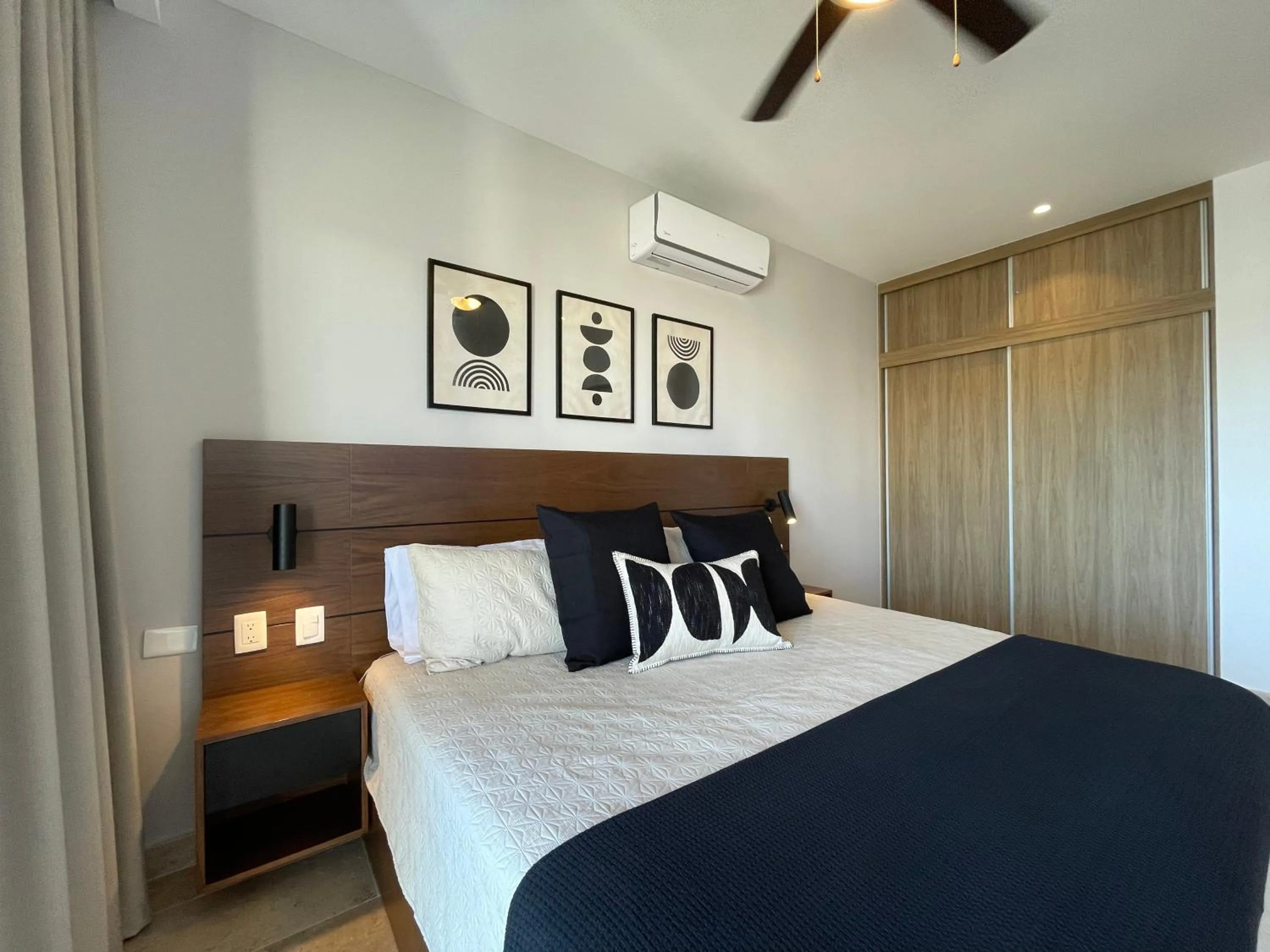 Bedroom, Bed in New & Equipped Apartment Steps From The Beach With Pool Jacuzzi By Yeah