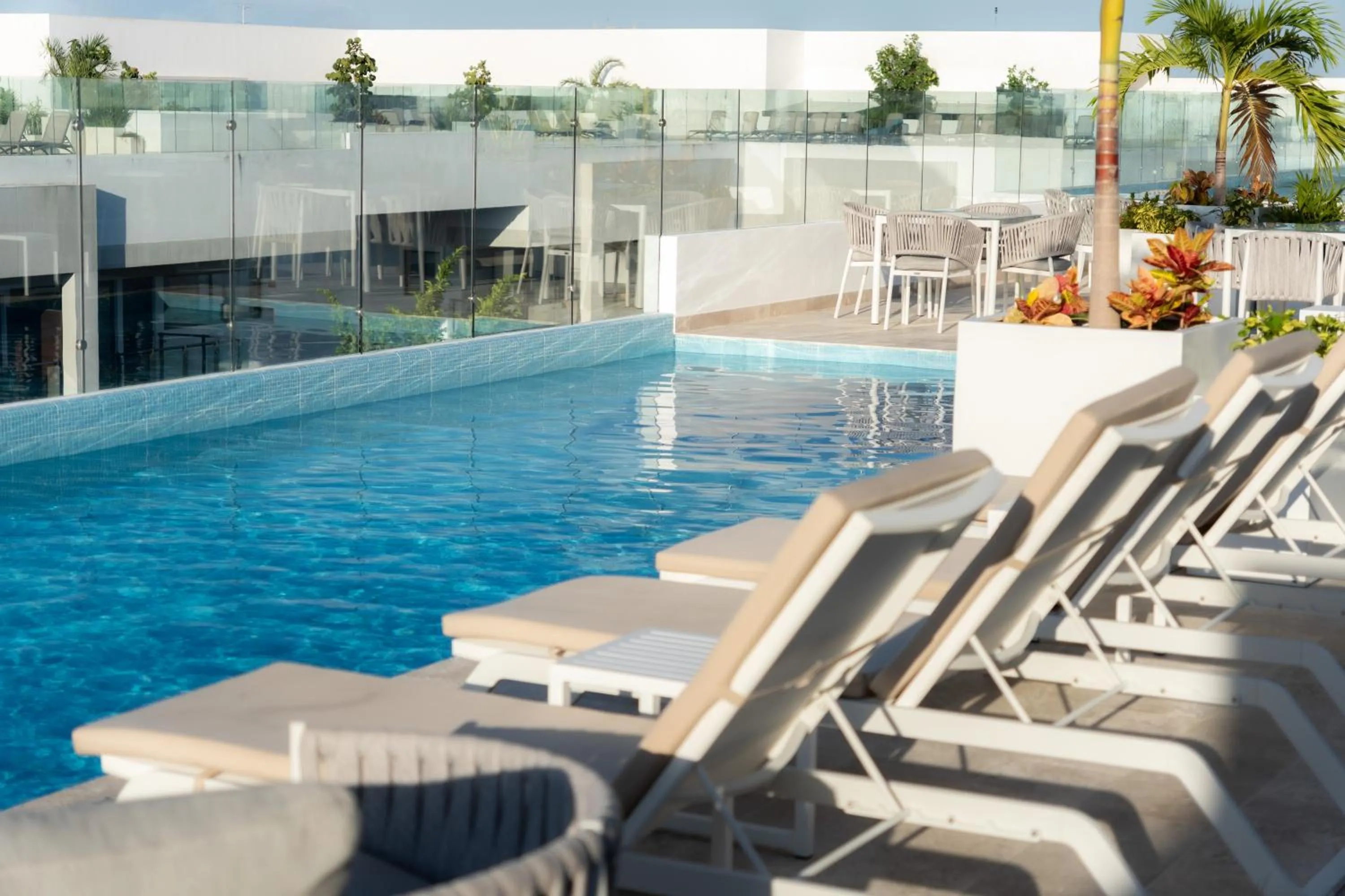 Balcony/Terrace in New & Equipped Apartment Steps From The Beach With Pool Jacuzzi By Yeah