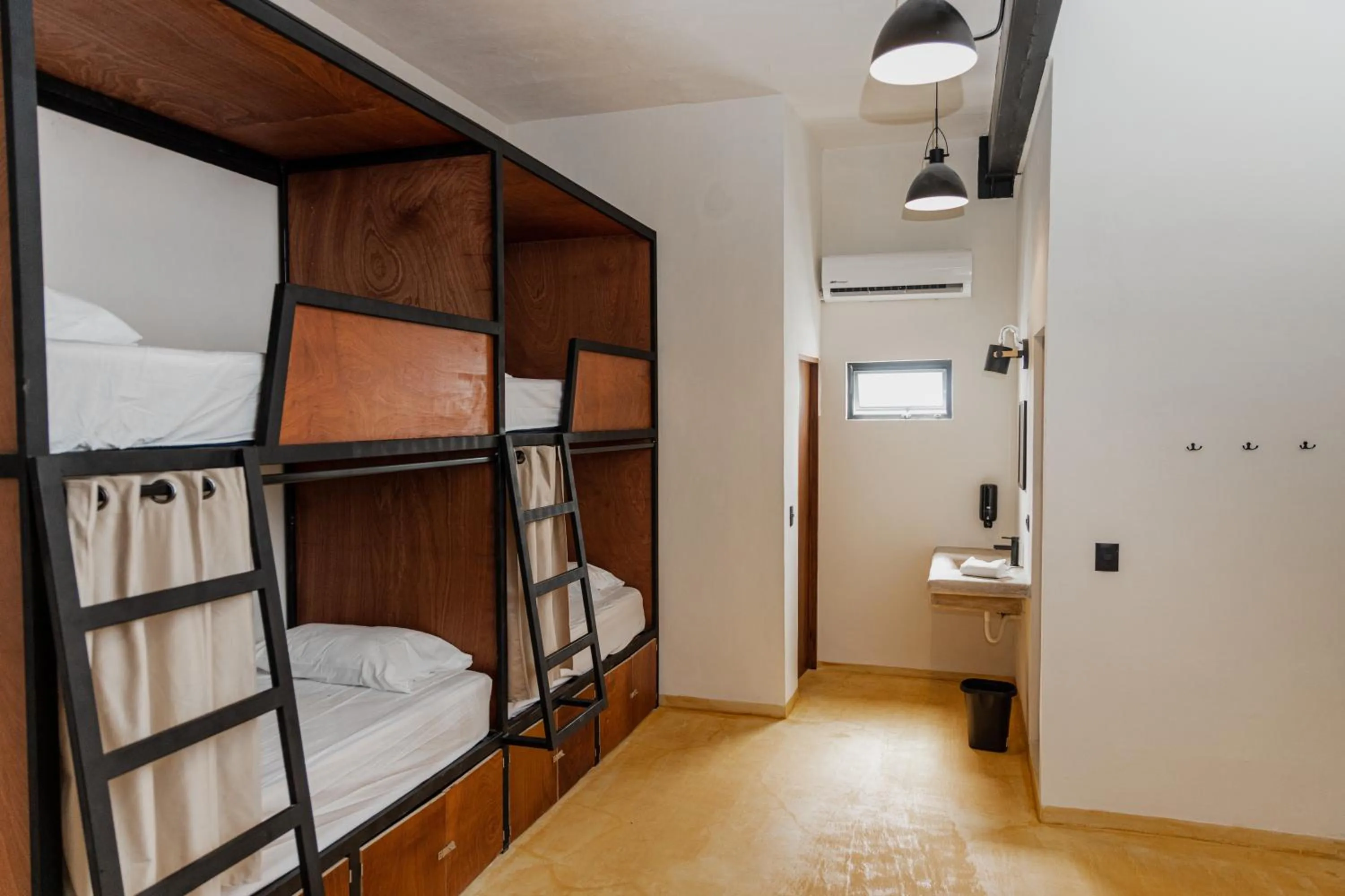 Bed in Caleta Hostel Rooftop & Pool