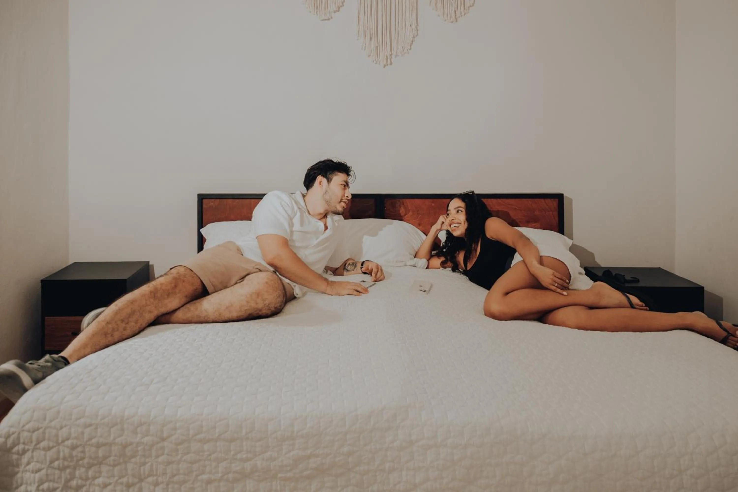 Bed in Caleta Hostel Rooftop & Pool