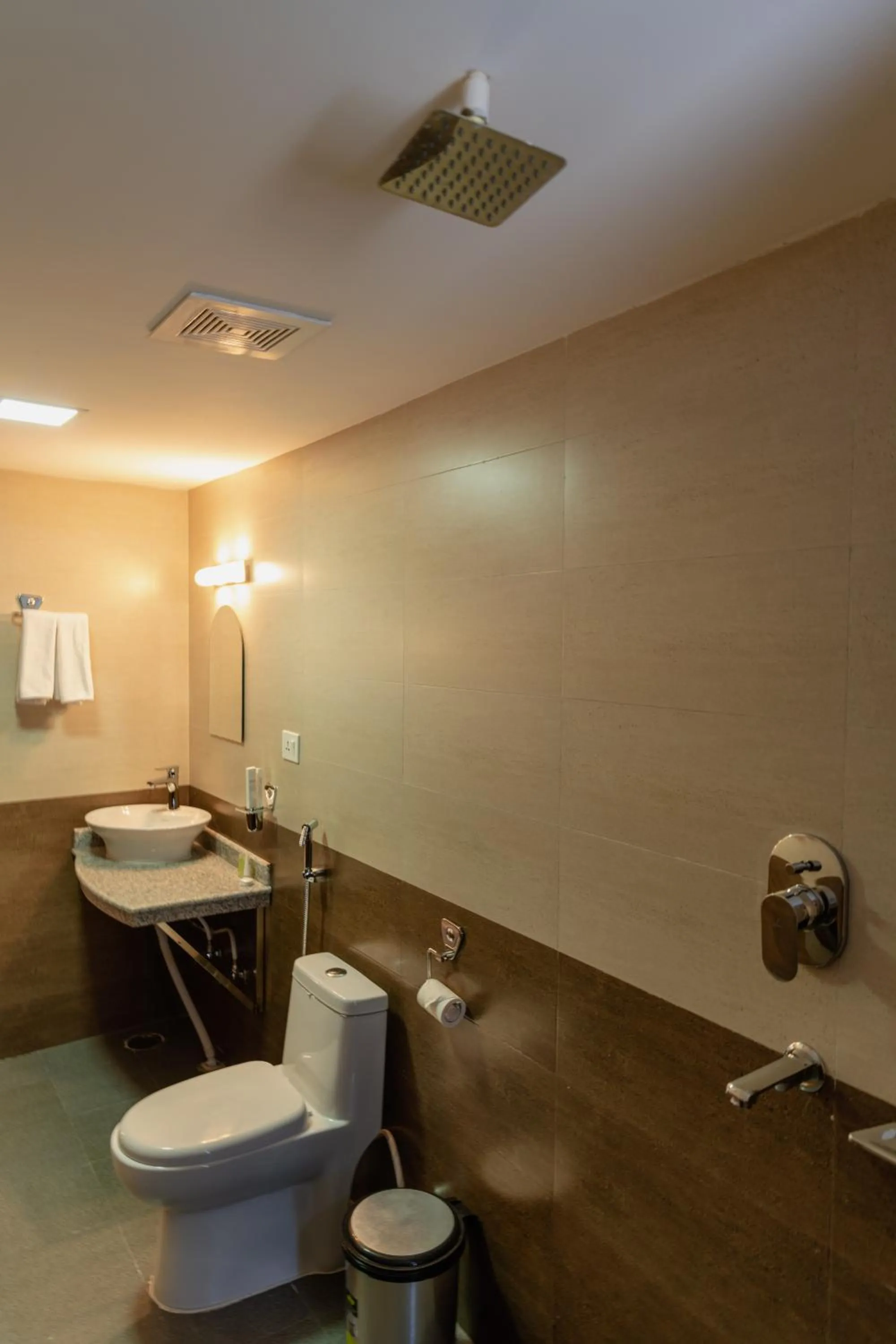 Toilet in Hotel Fewa Camp