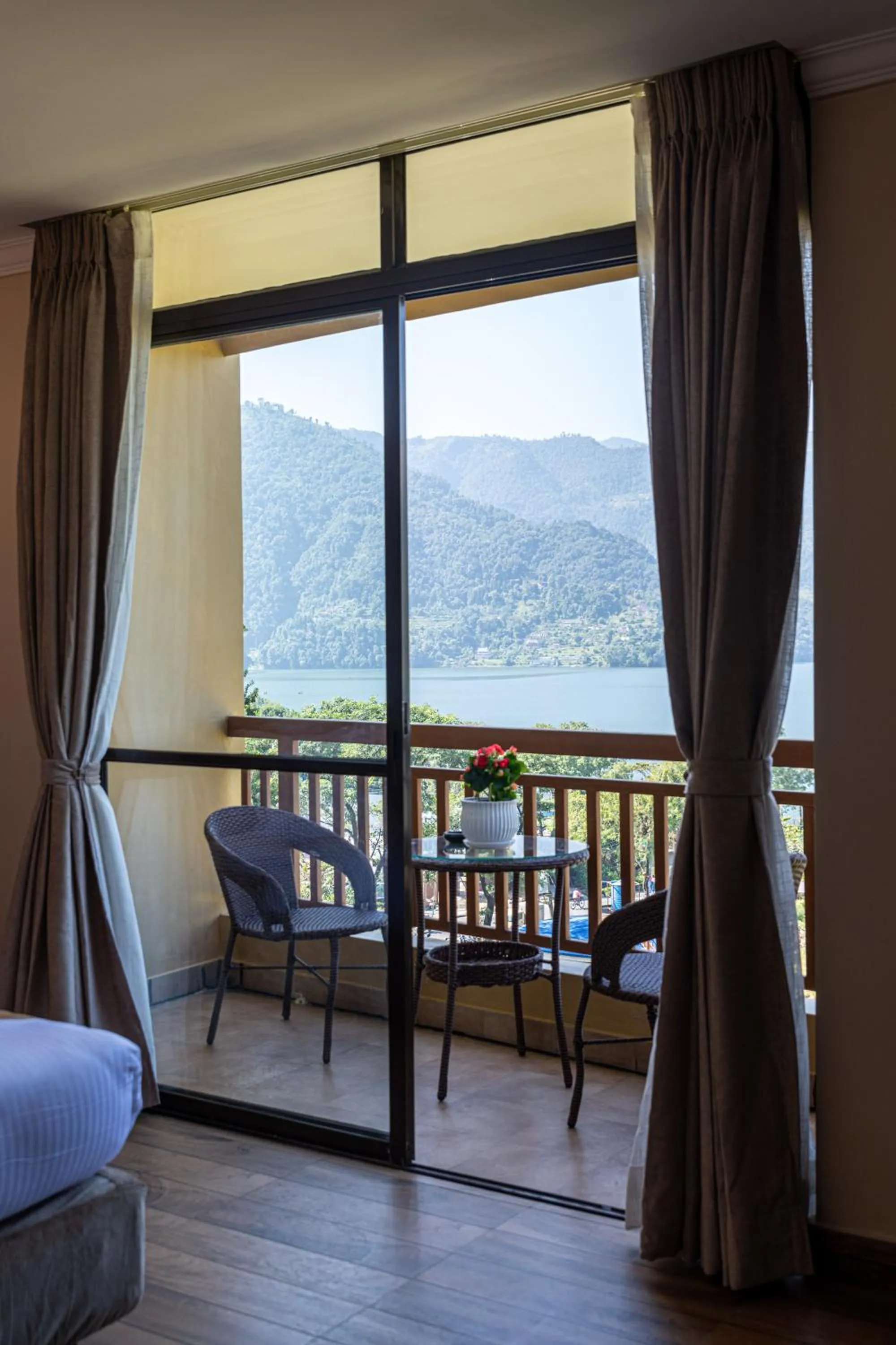 Balcony/Terrace in Hotel Fewa Camp