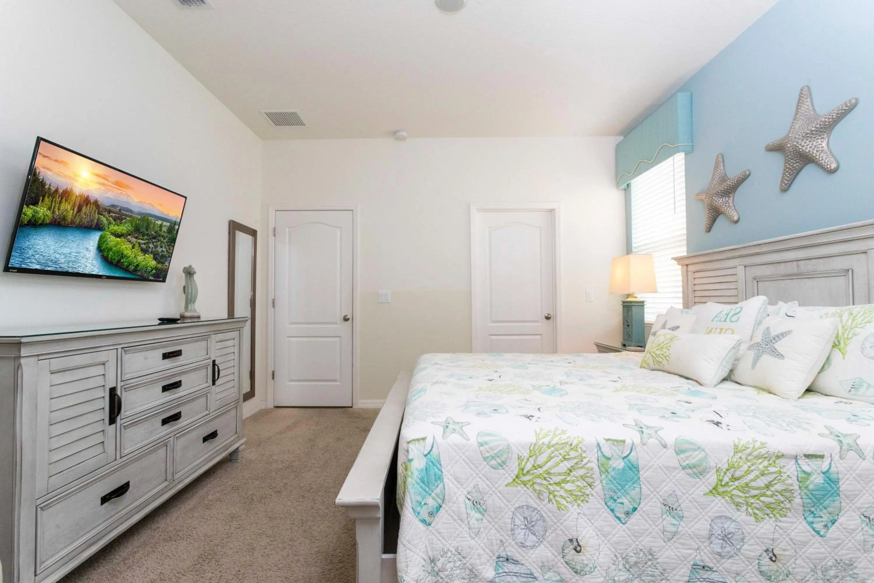 Bed in Marvelous 7 Bd w/ Pool Close to Disney @ Solterra 6086