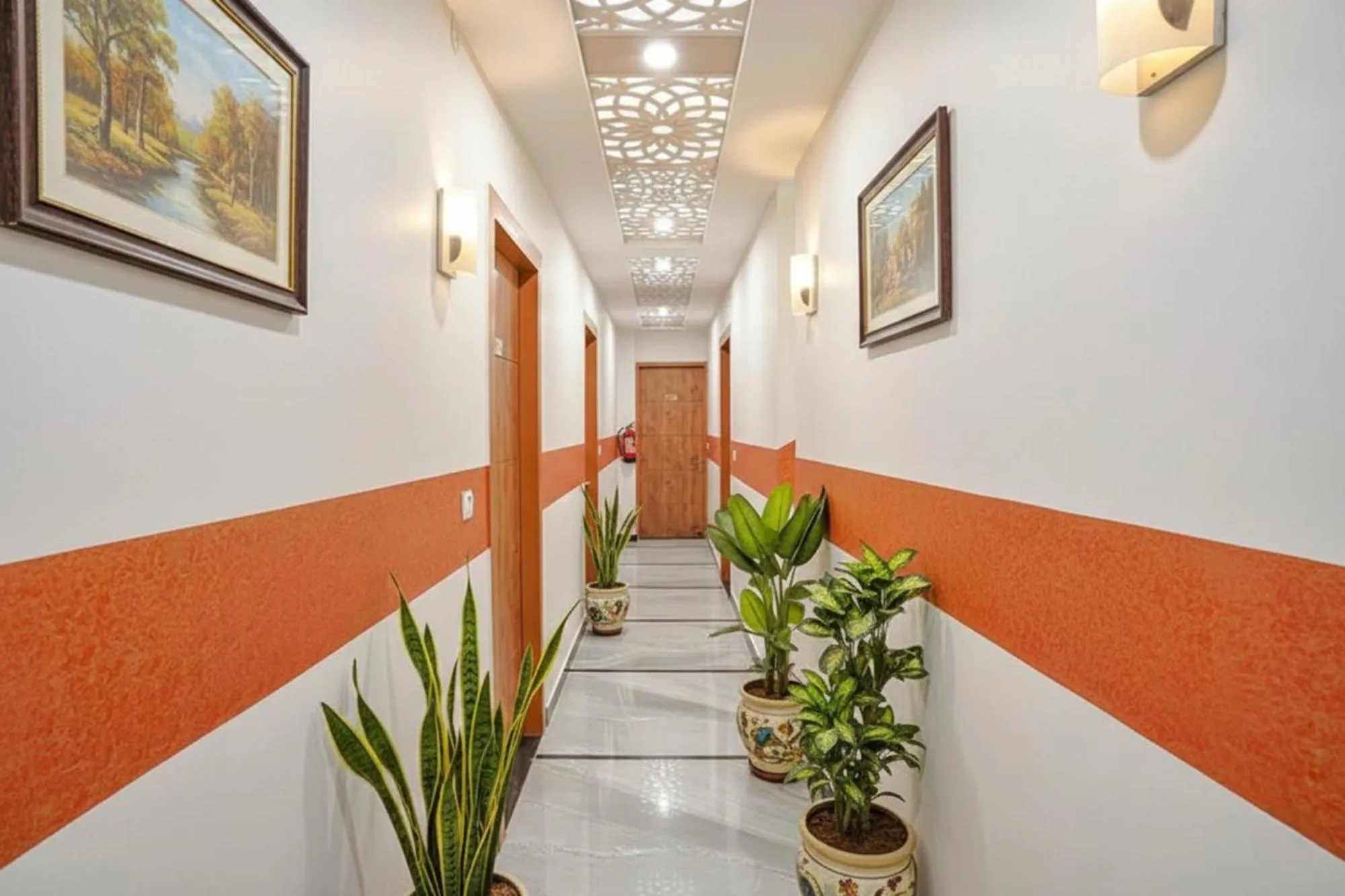 Lobby or reception in FabHotel Sirtaj Suits