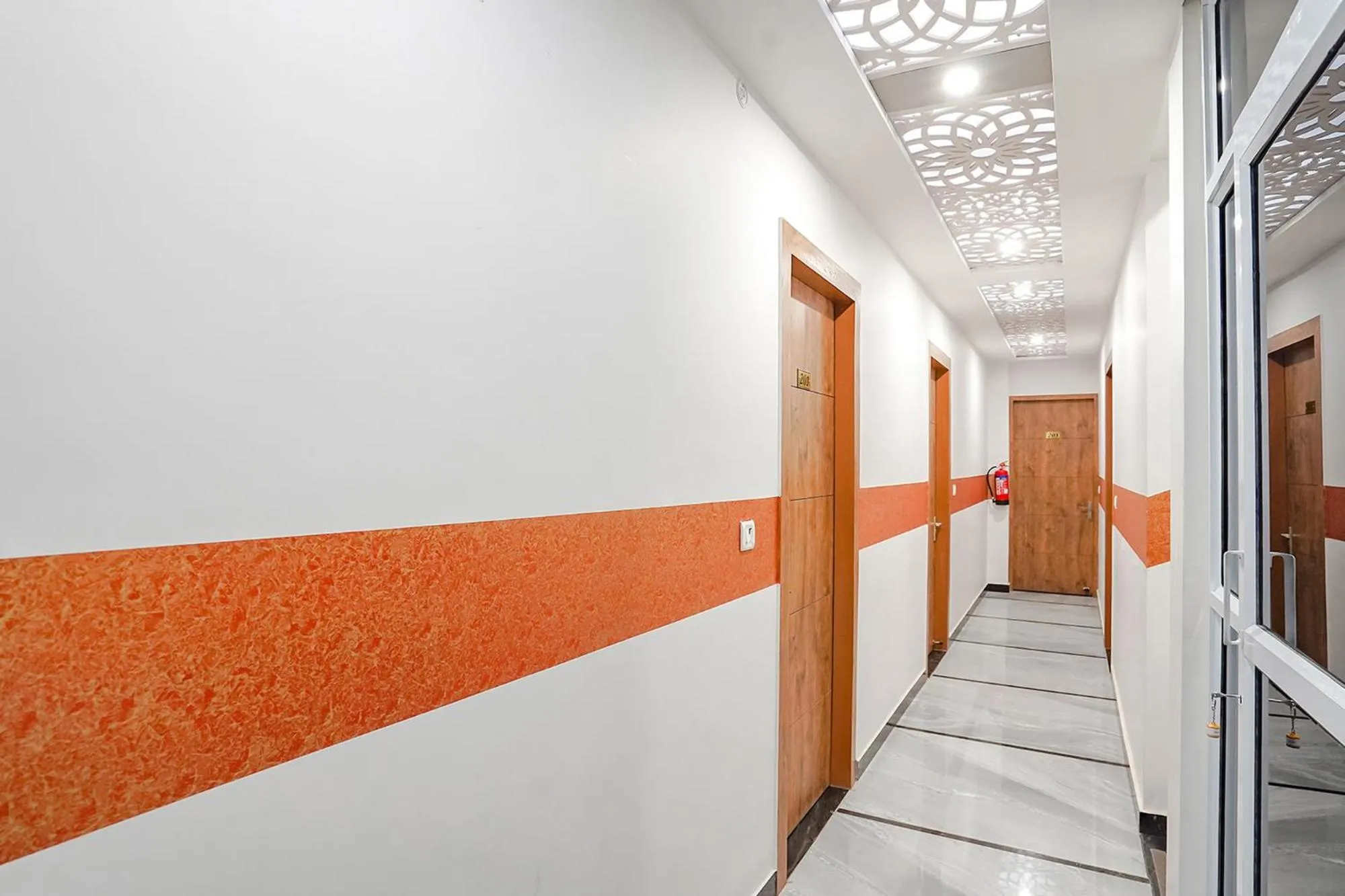 Lobby or reception in FabHotel Sirtaj Suits