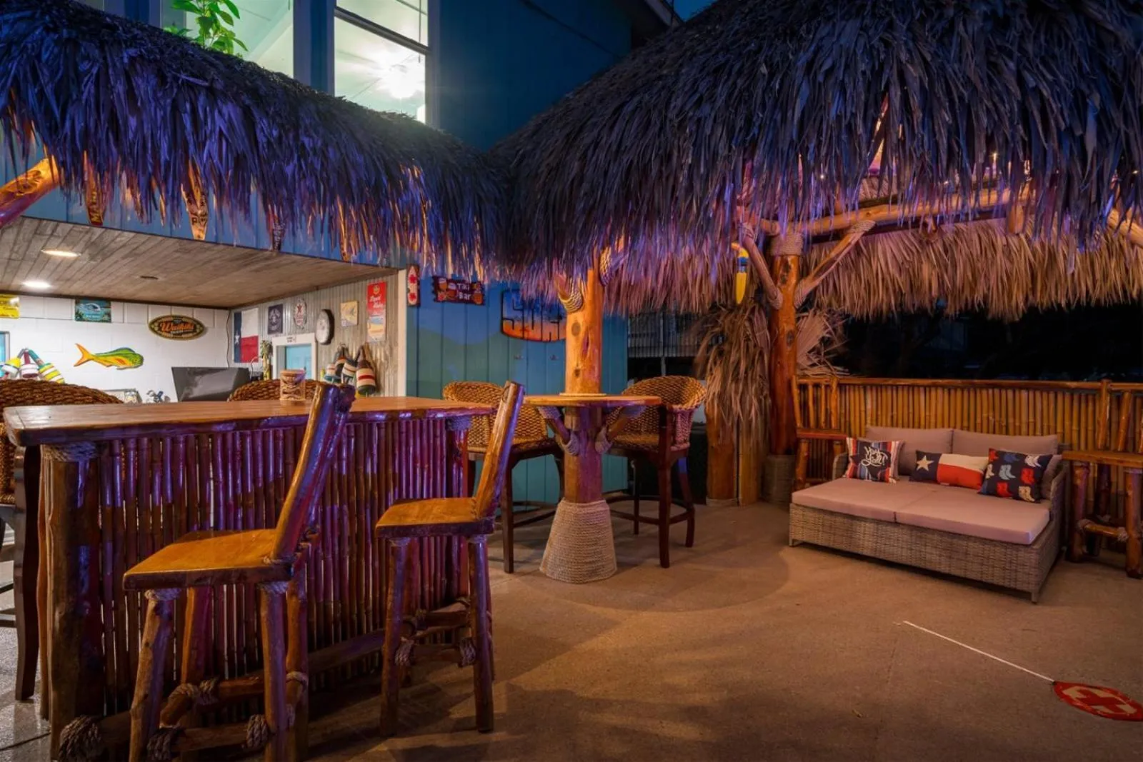 Property building in Texas Tiki