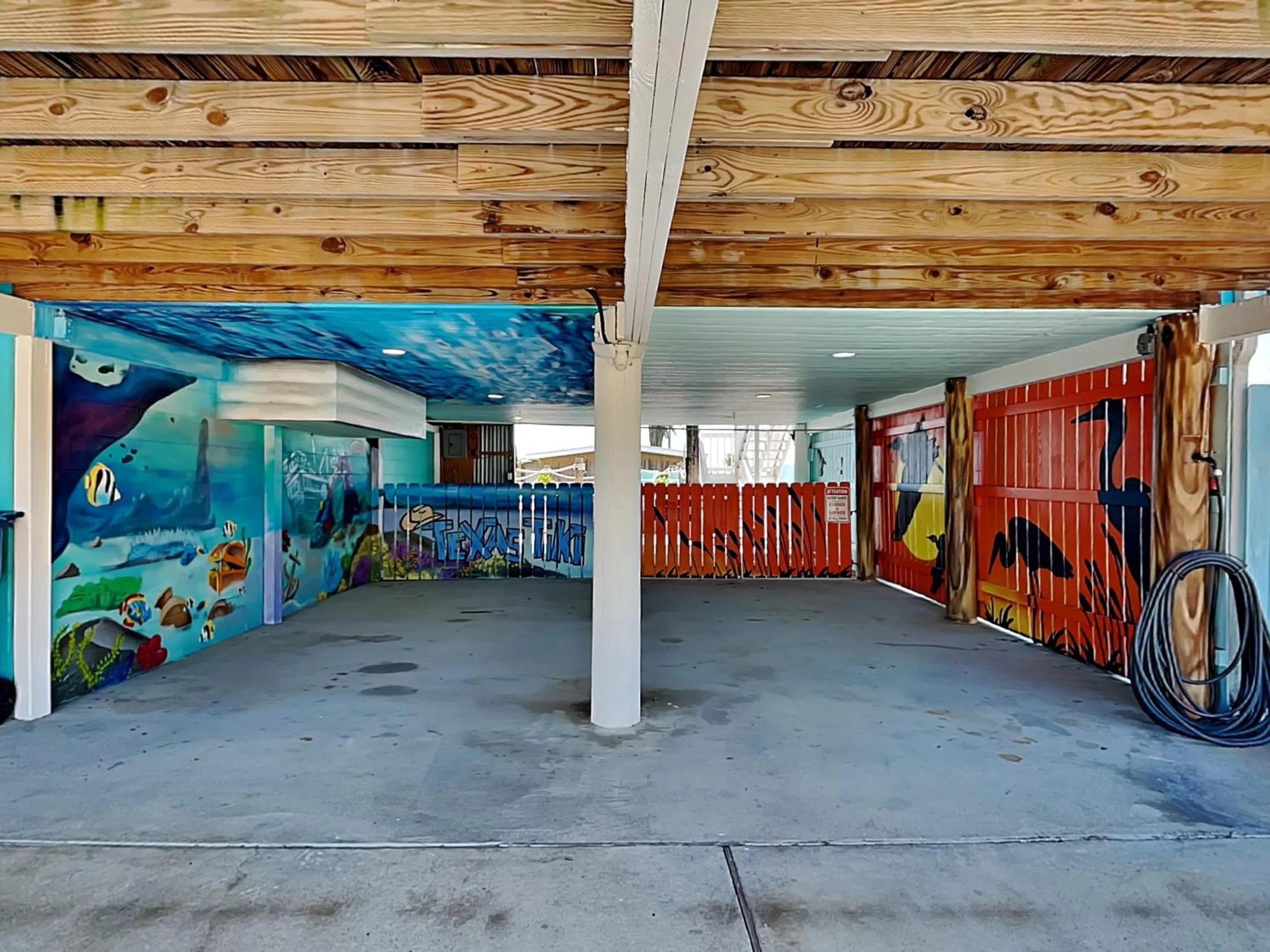 Property building in Texas Tiki