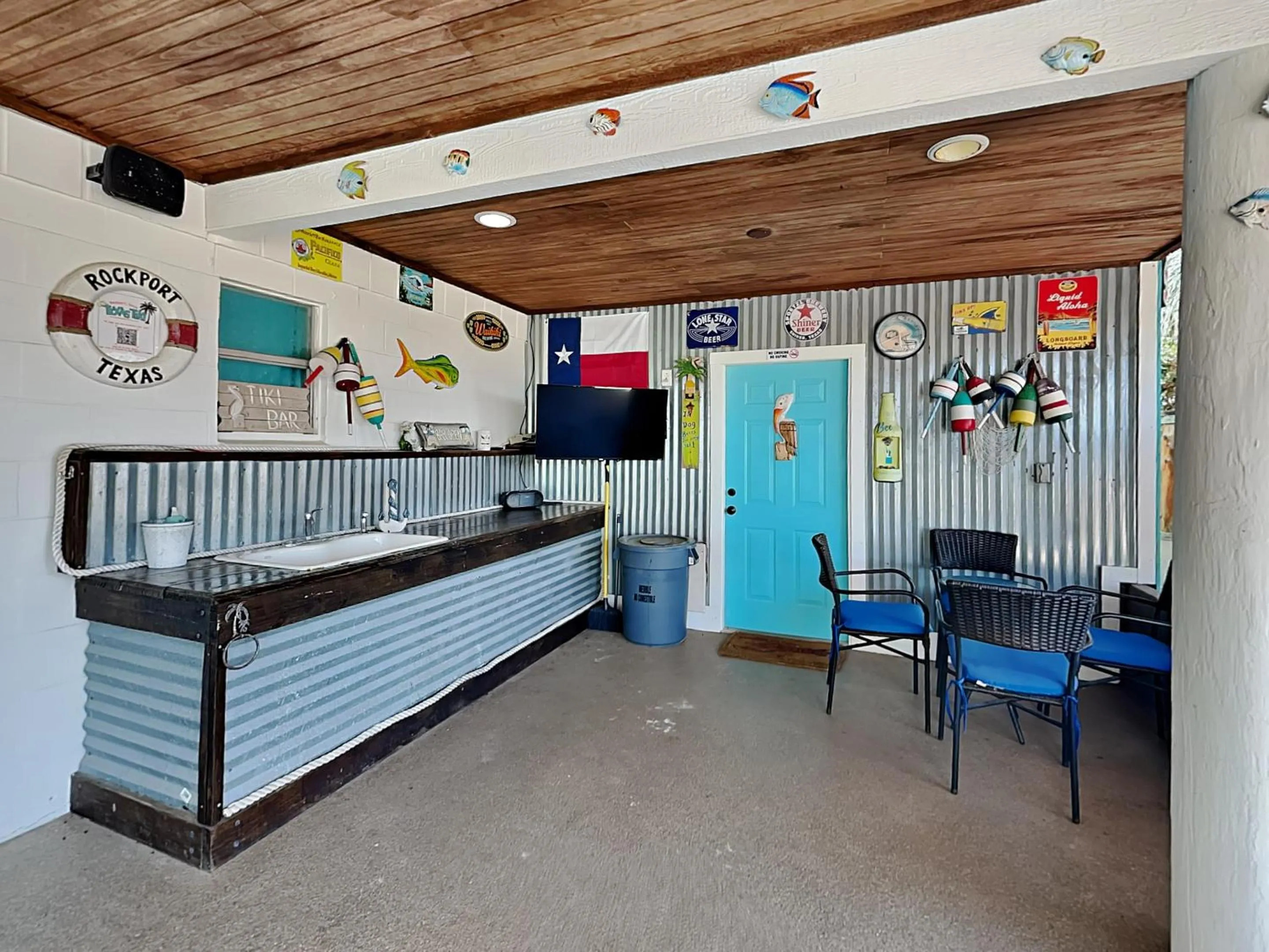 Property building in Texas Tiki