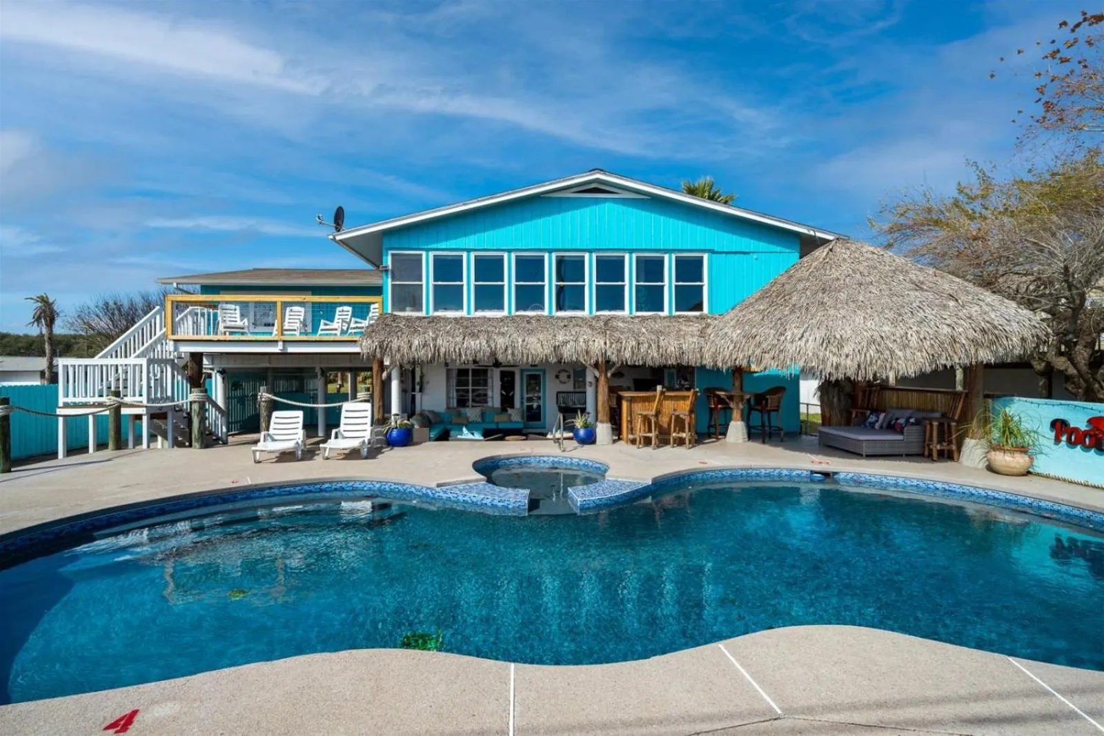 Property building in Texas Tiki