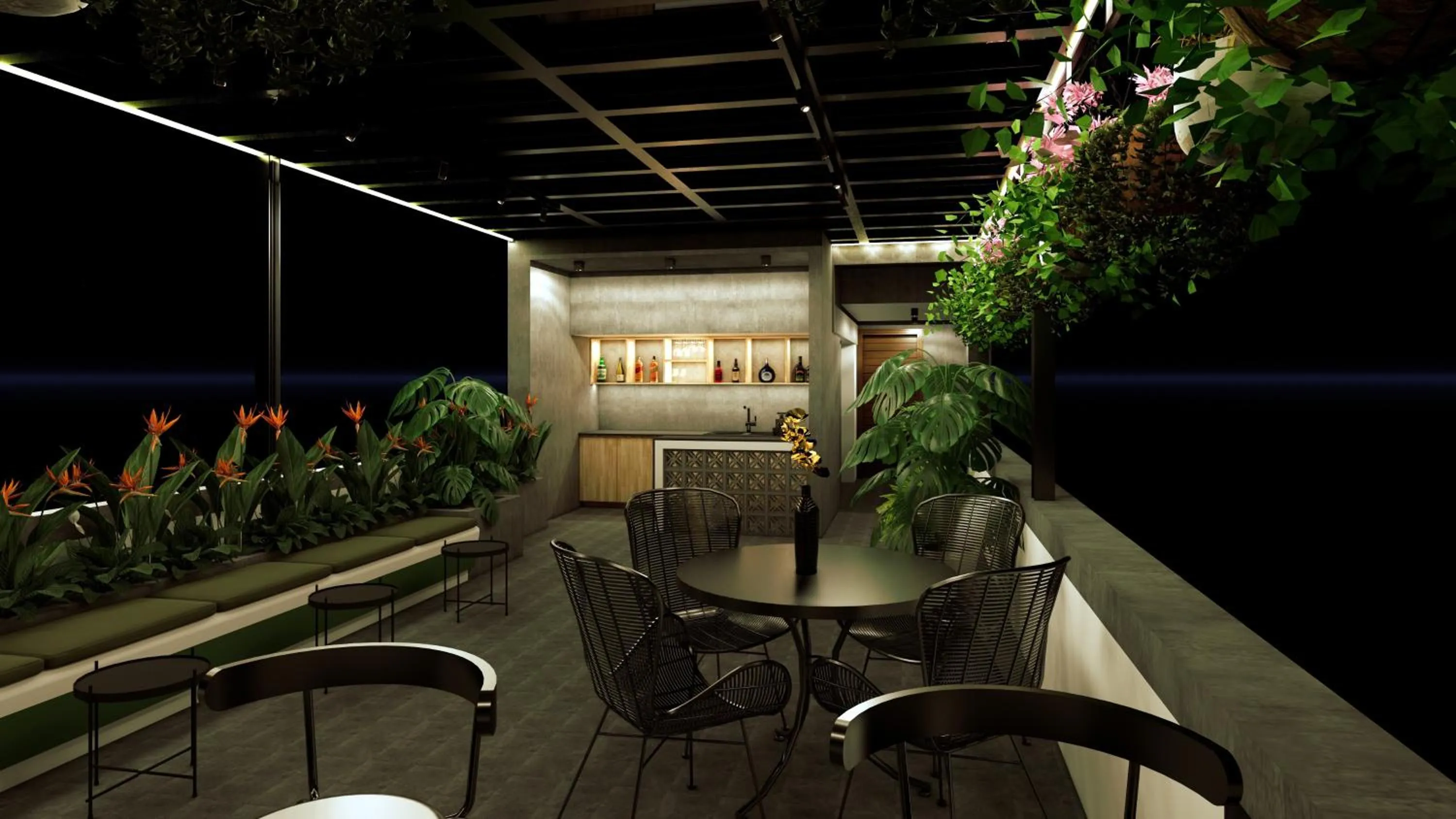 Patio in Sok Hotel And Coffee Siem Reap