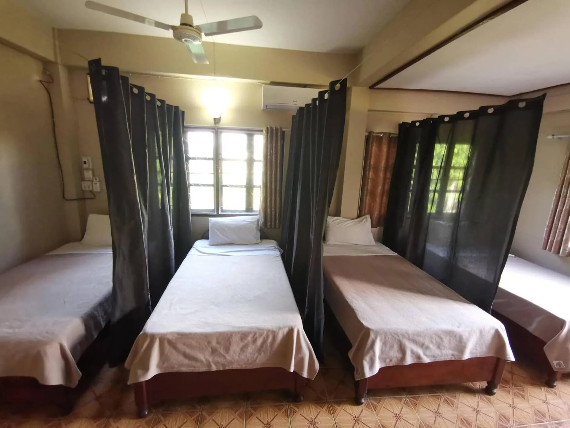Bed in Manilath guesthouse