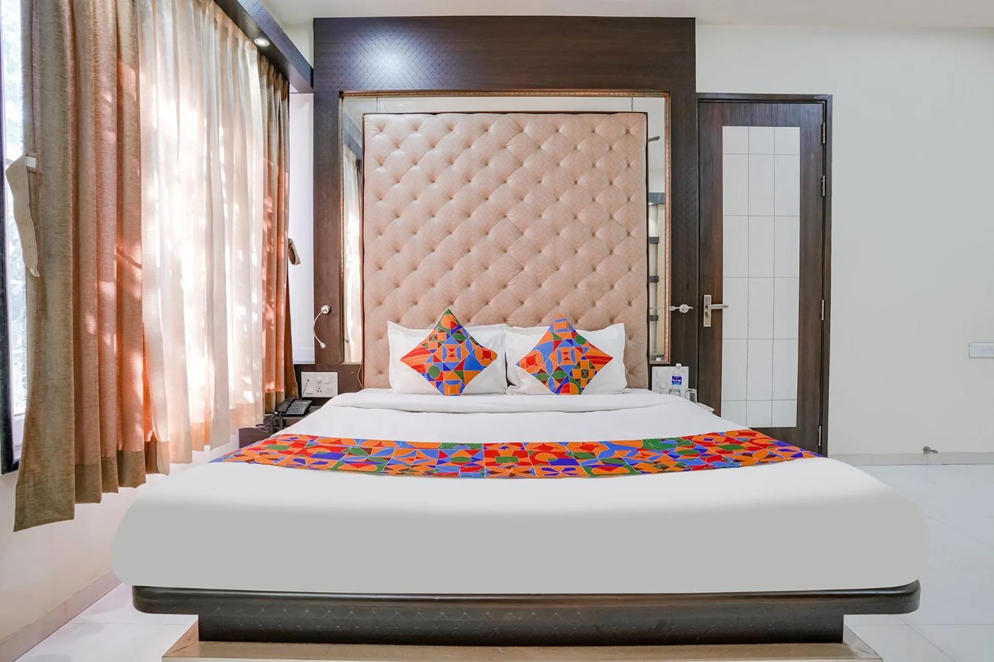 Bed in FabHotel Rudra Residency - Nr Medicover hospital