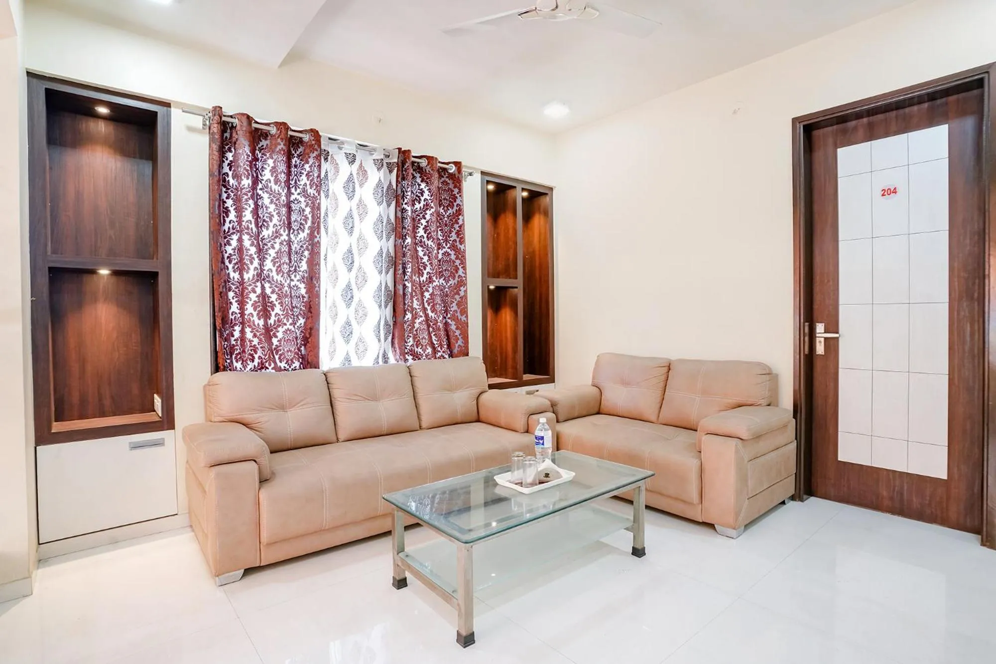 Seating area in FabHotel Rudra Residency - Nr Medicover hospital