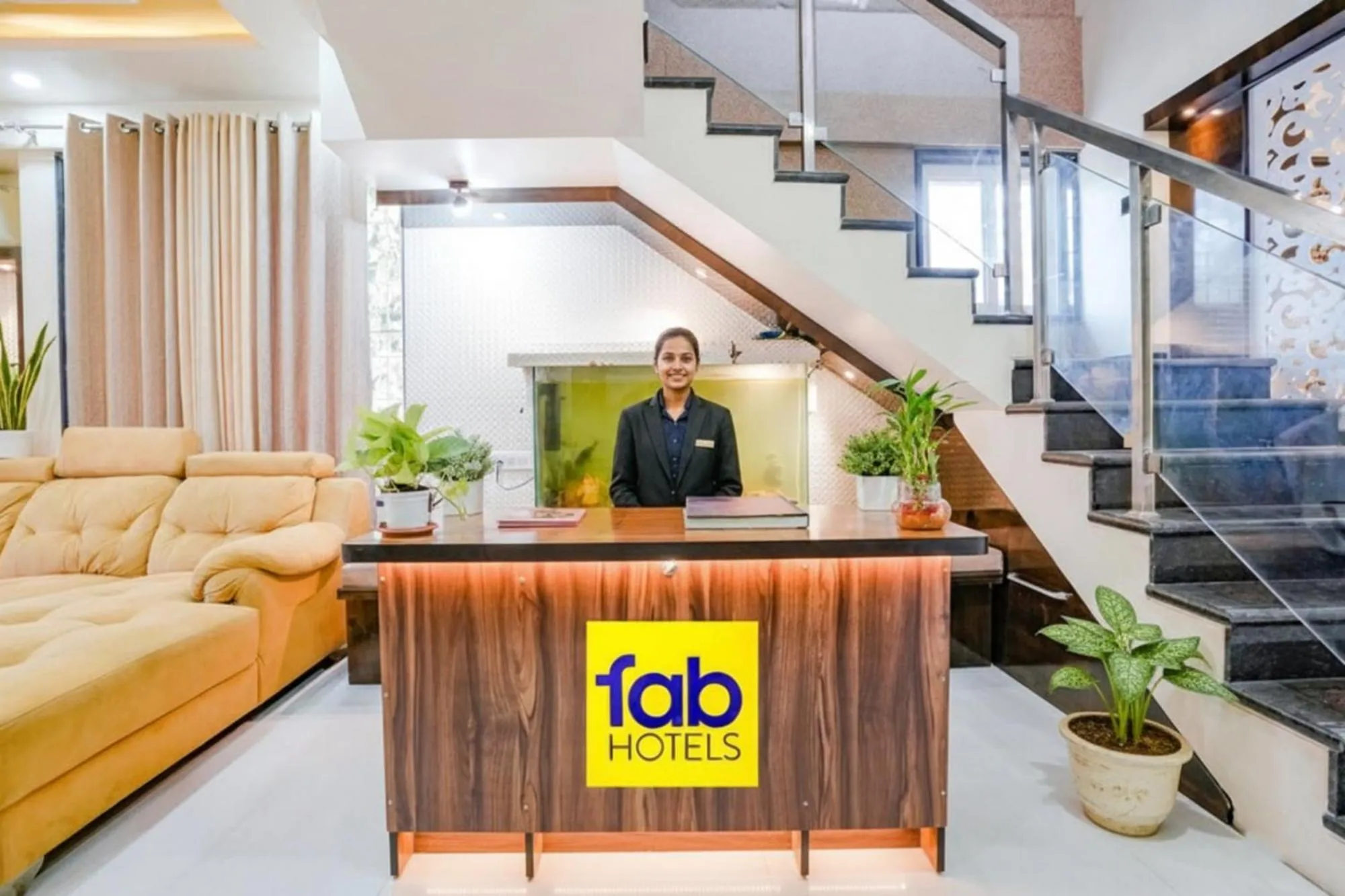 Lobby or reception in Via Rudra Residency