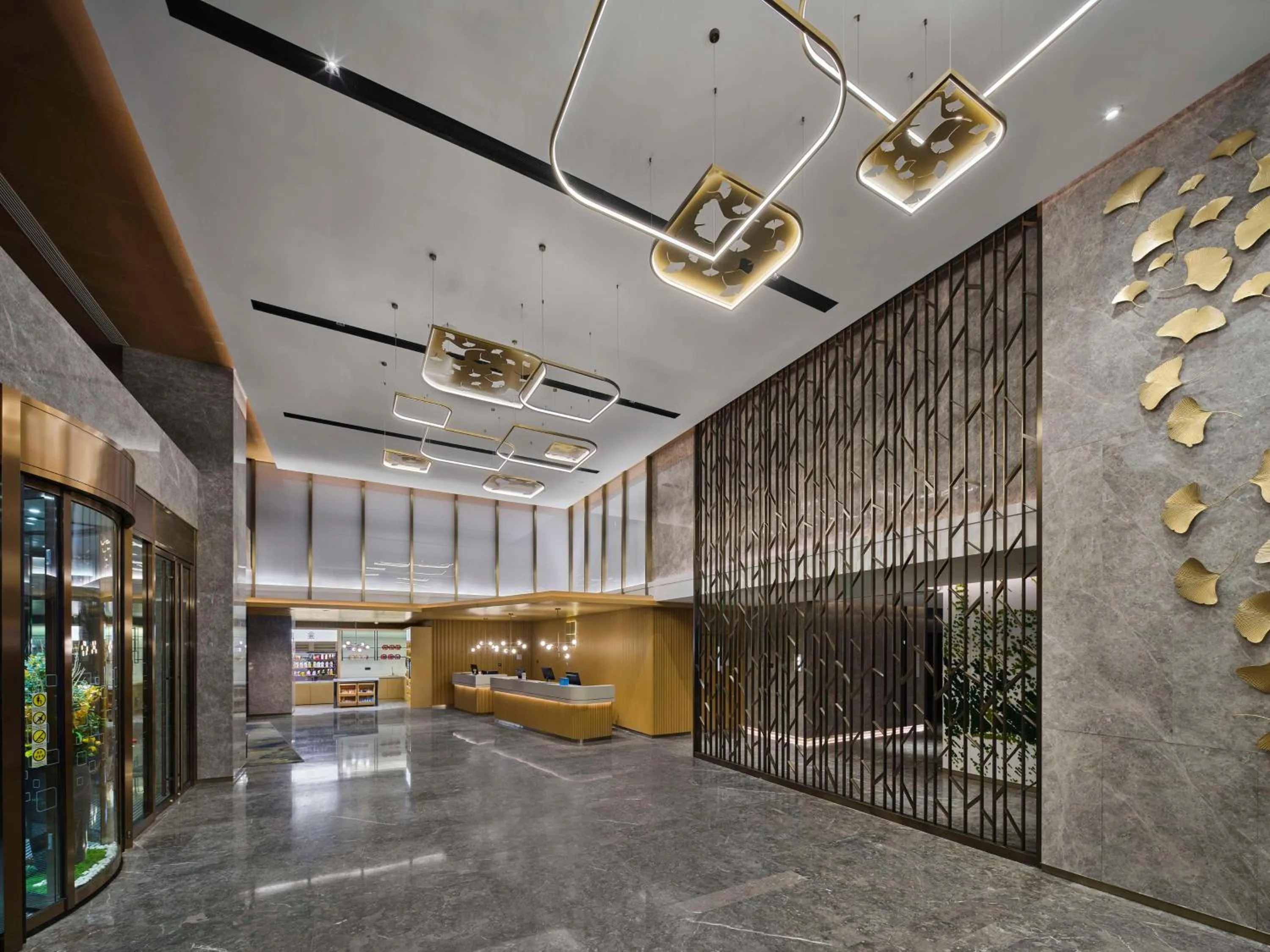 Lobby or reception in Hilton Garden Inn Beijing Haidian Daoxiang Lake