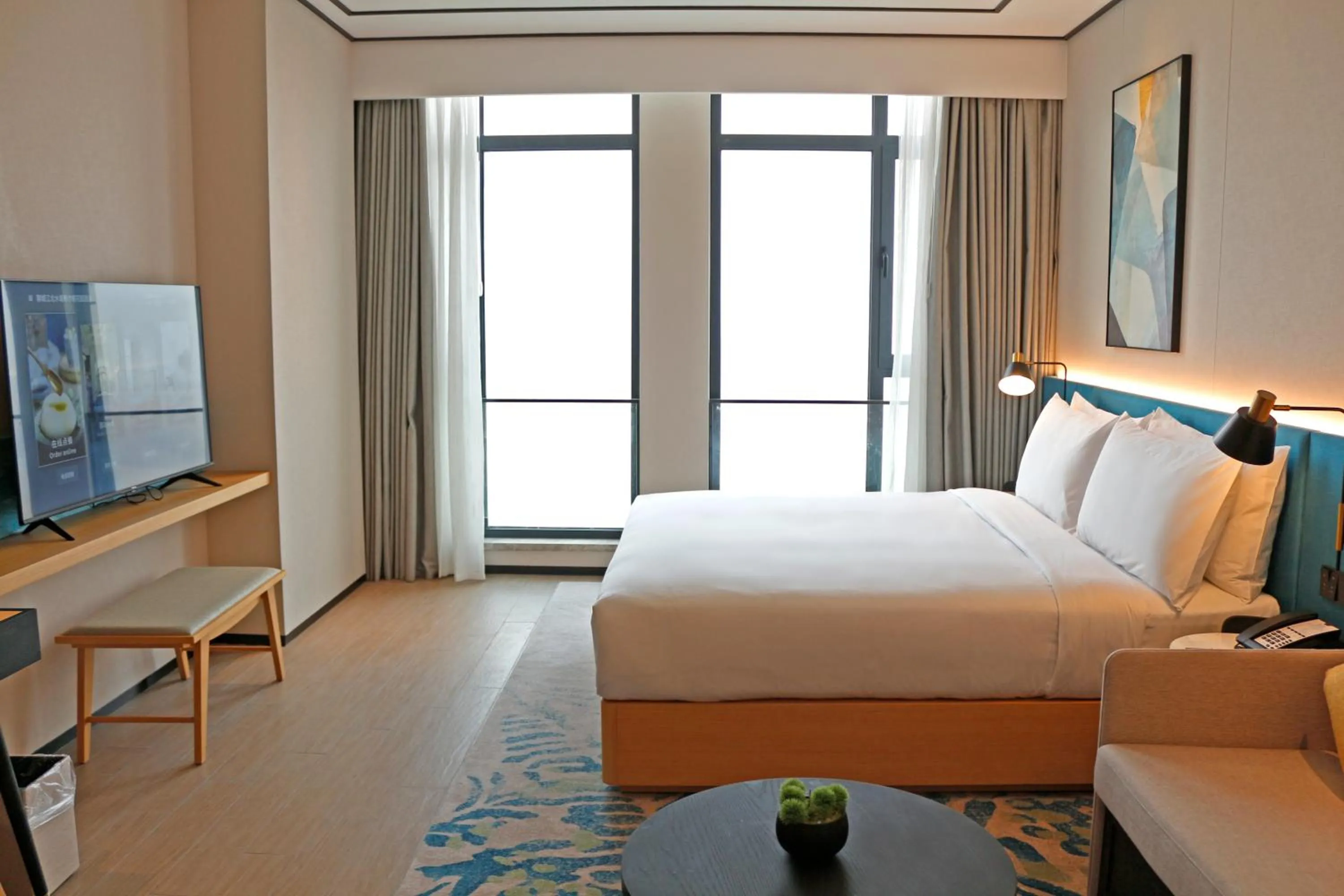 Bed in Hilton Garden Inn Liaocheng Jiangbei Shuicheng