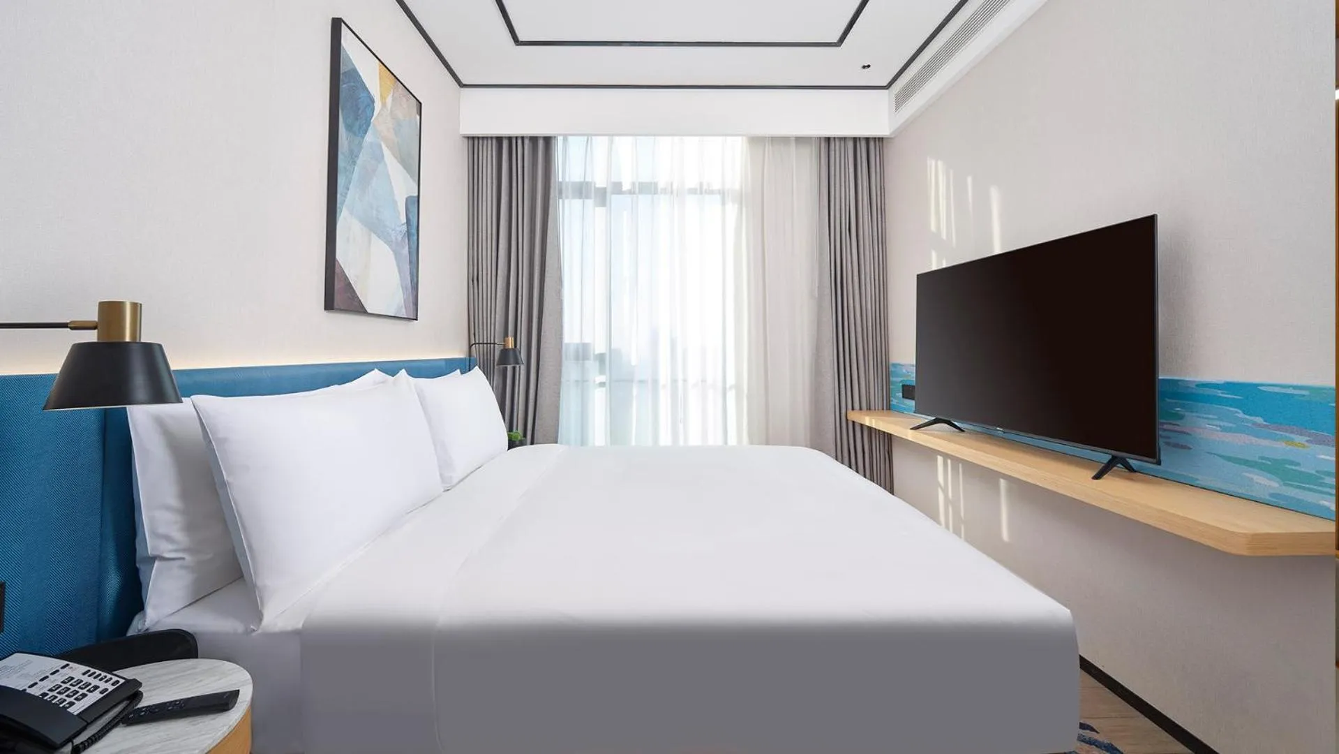 Bed in Hilton Garden Inn Liaocheng Jiangbei Shuicheng
