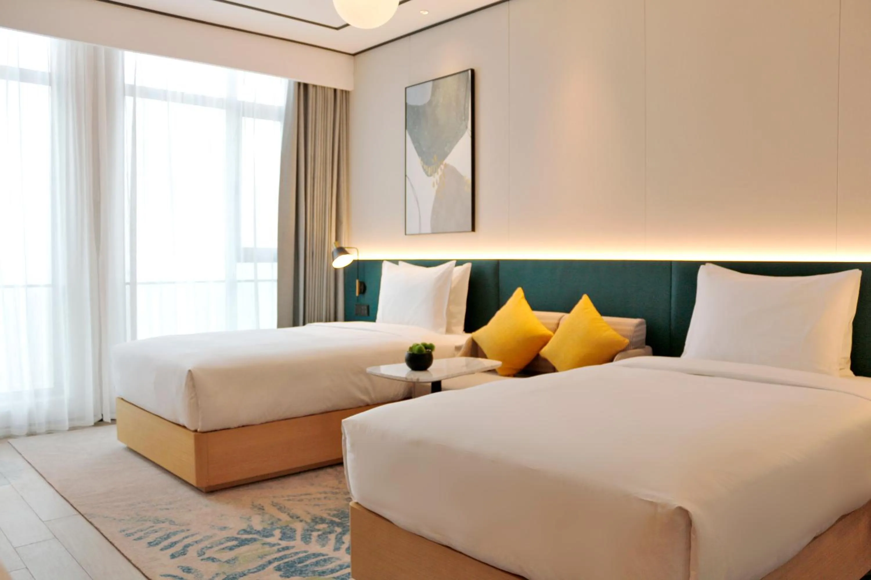 Bed in Hilton Garden Inn Liaocheng Jiangbei Shuicheng