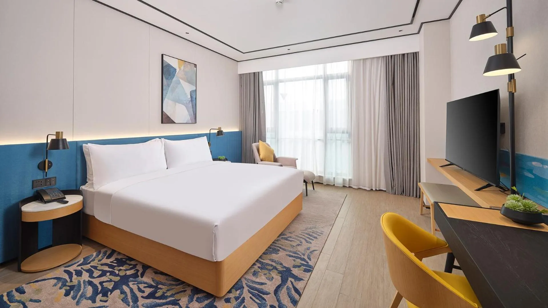 Bed in Hilton Garden Inn Liaocheng Jiangbei Shuicheng