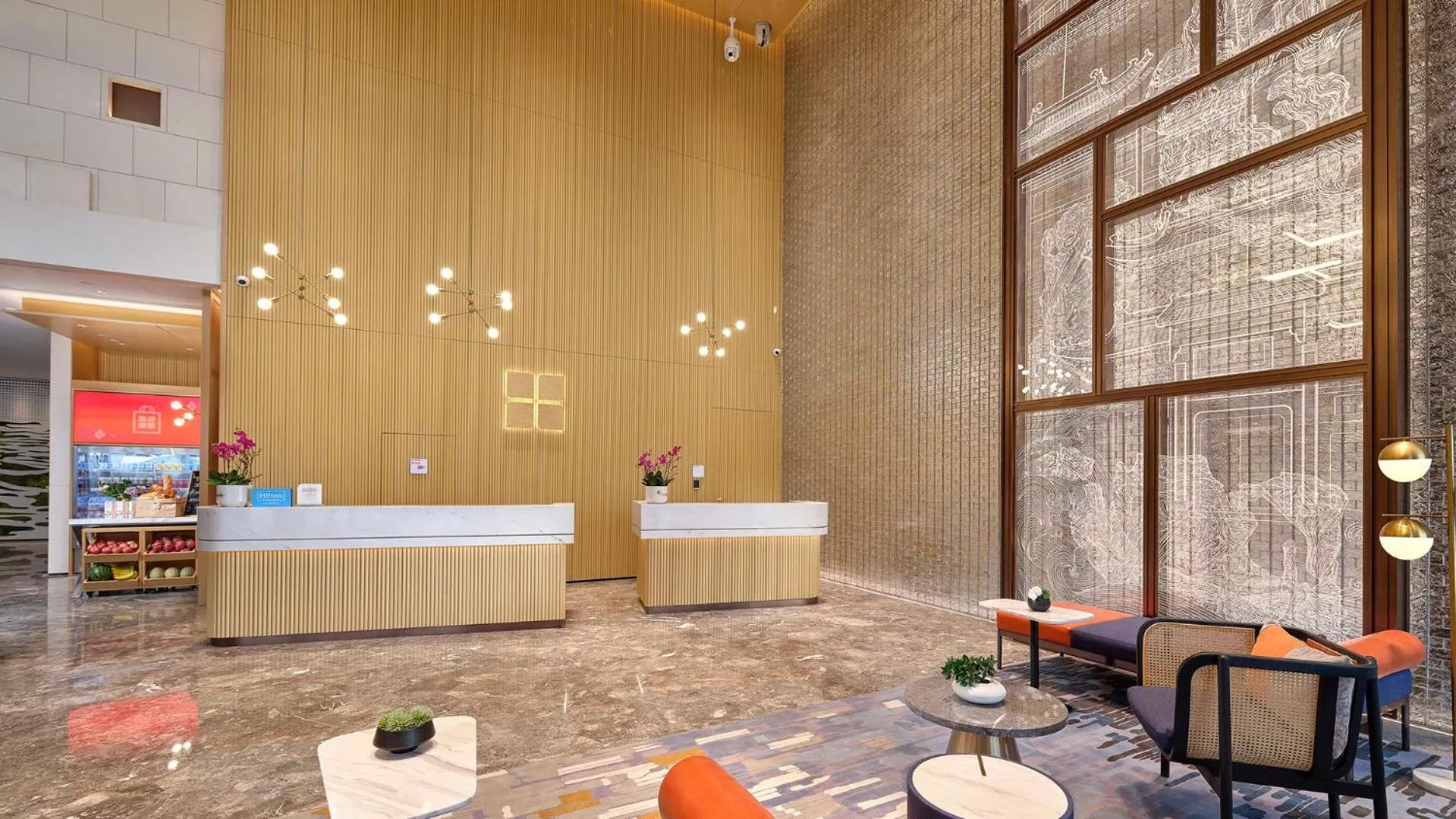 Lobby or reception in Hilton Garden Inn Liaocheng Jiangbei Shuicheng