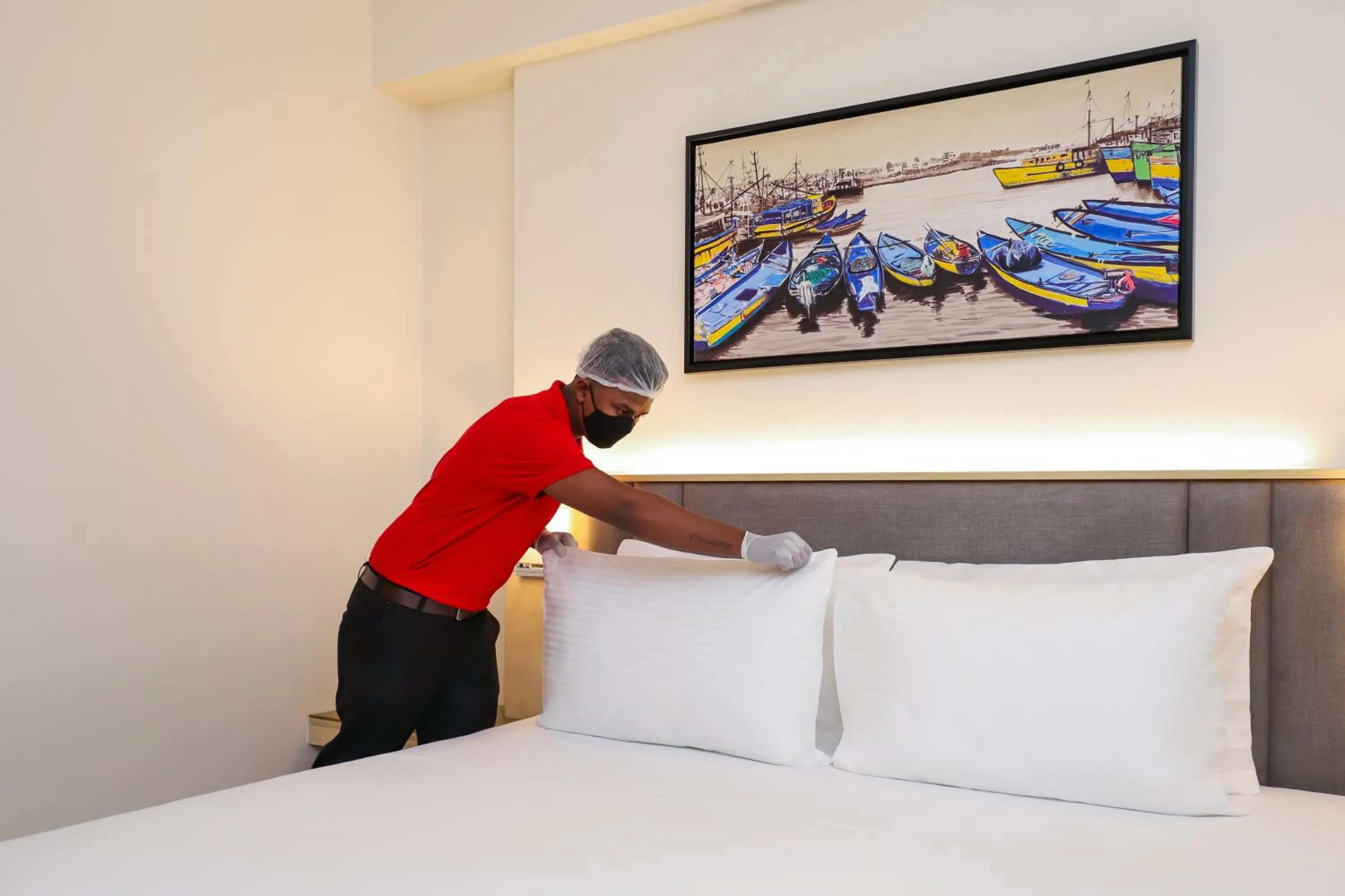 Bed in Keys Lite By Lemon Tree Hotels Sreekanya