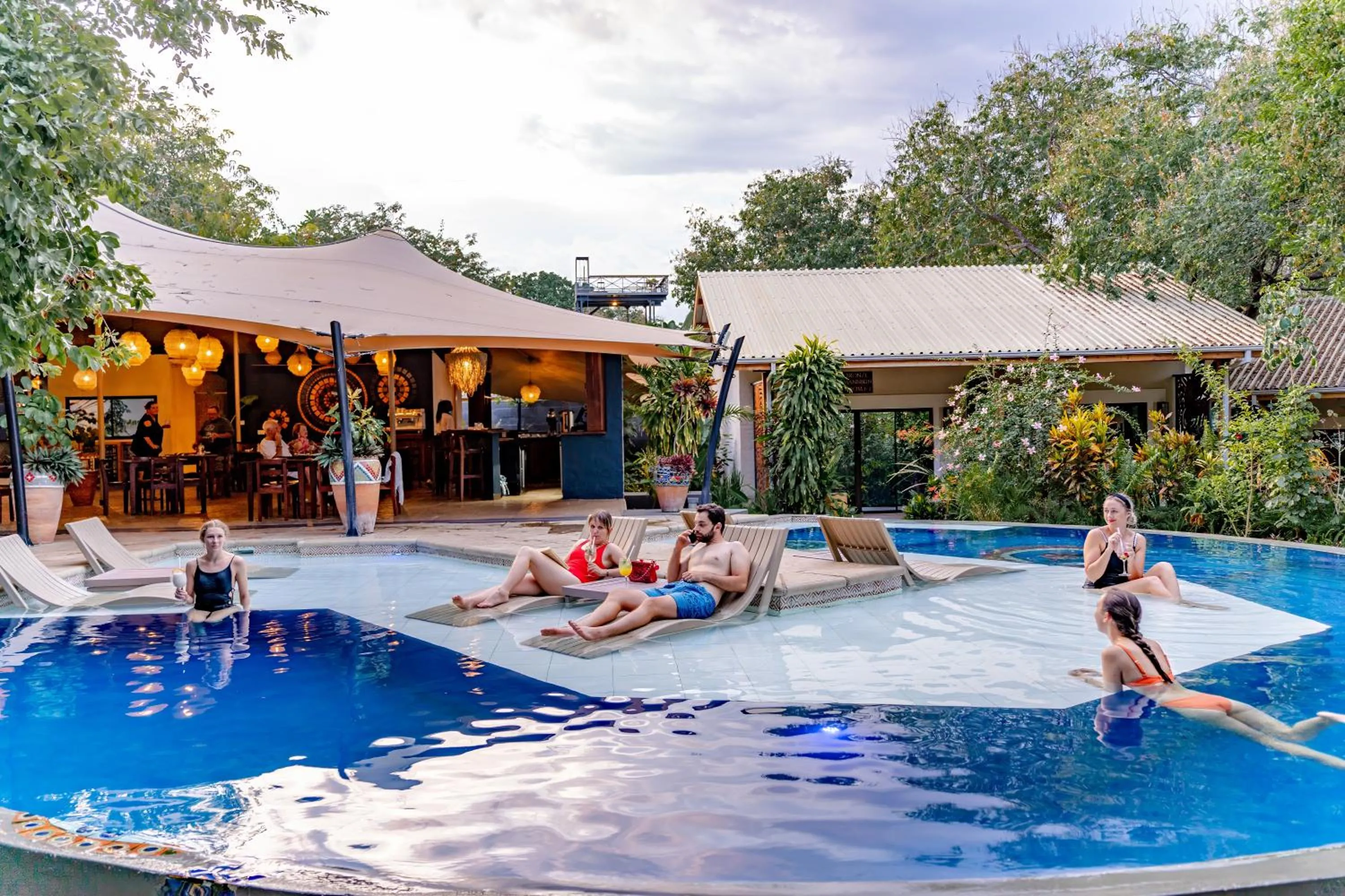 Pool view in Shongwe Oasis
