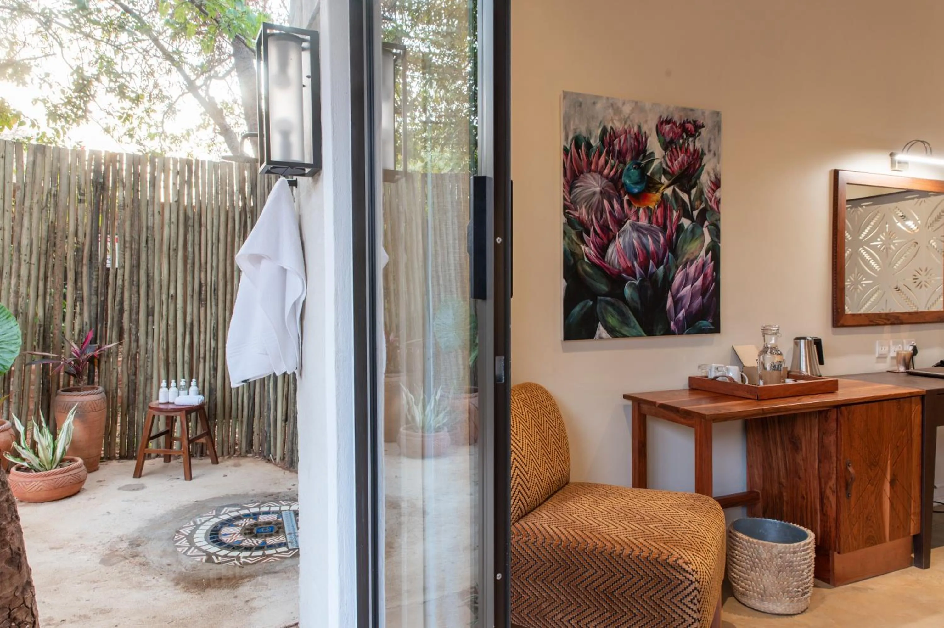 Shower in Shongwe Oasis