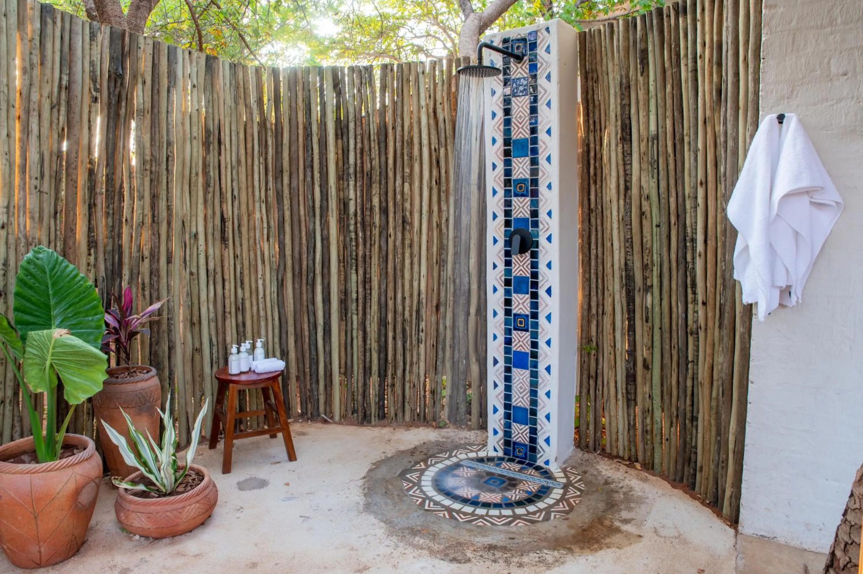 Shower in Shongwe Oasis