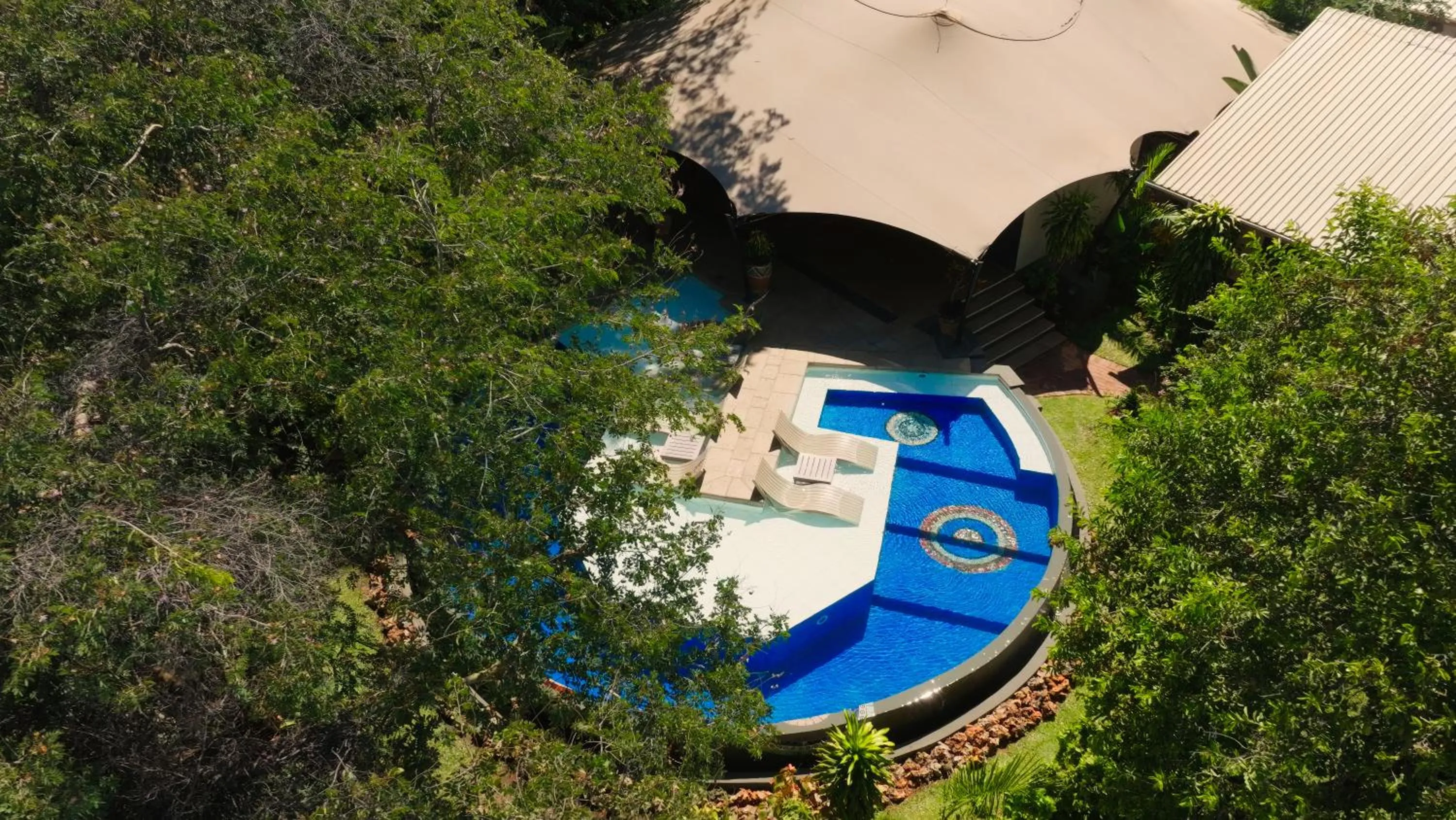 Pool view in Shongwe Oasis