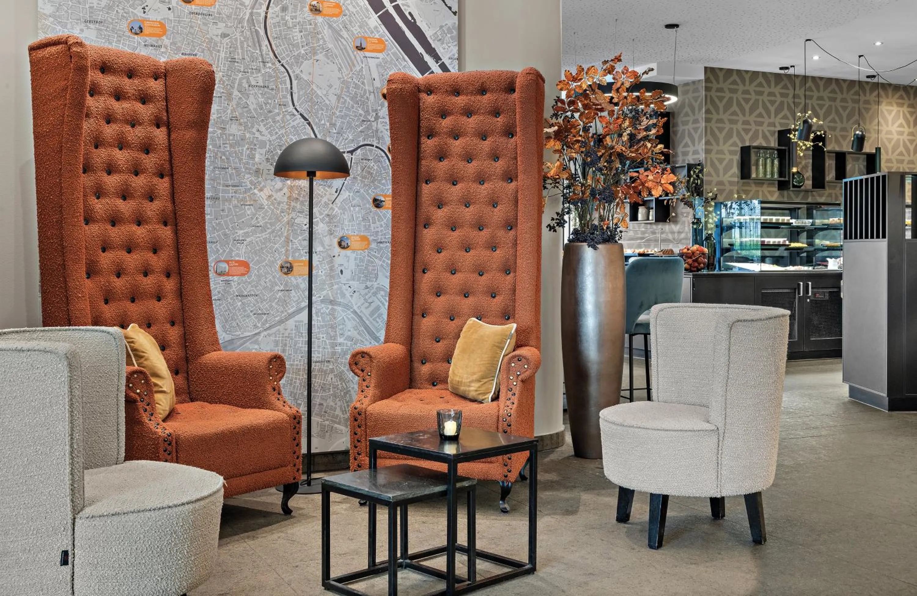 Lobby or reception in Leonardo Hotel Vienna City West