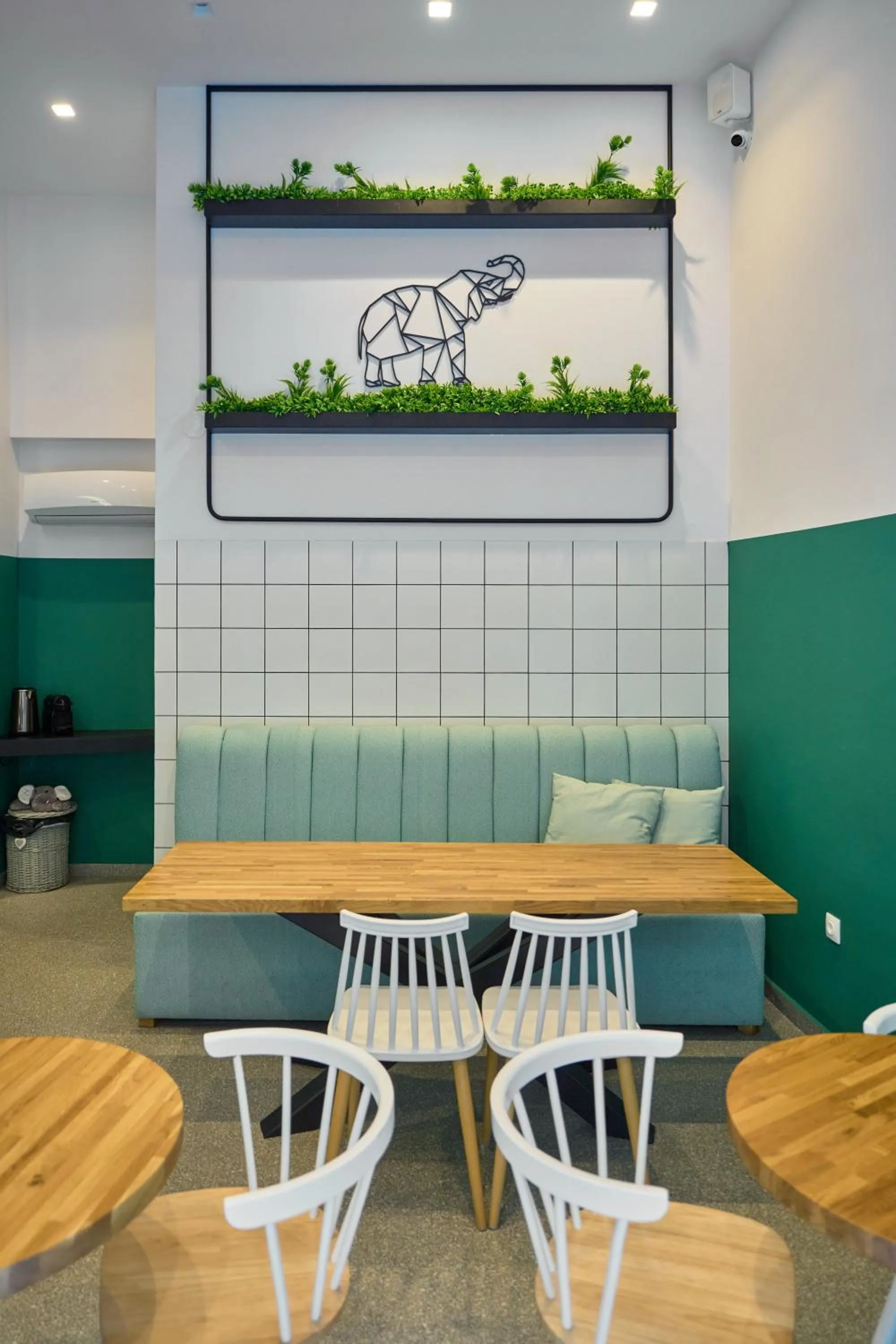 Seating area in Urban Elephant Suites