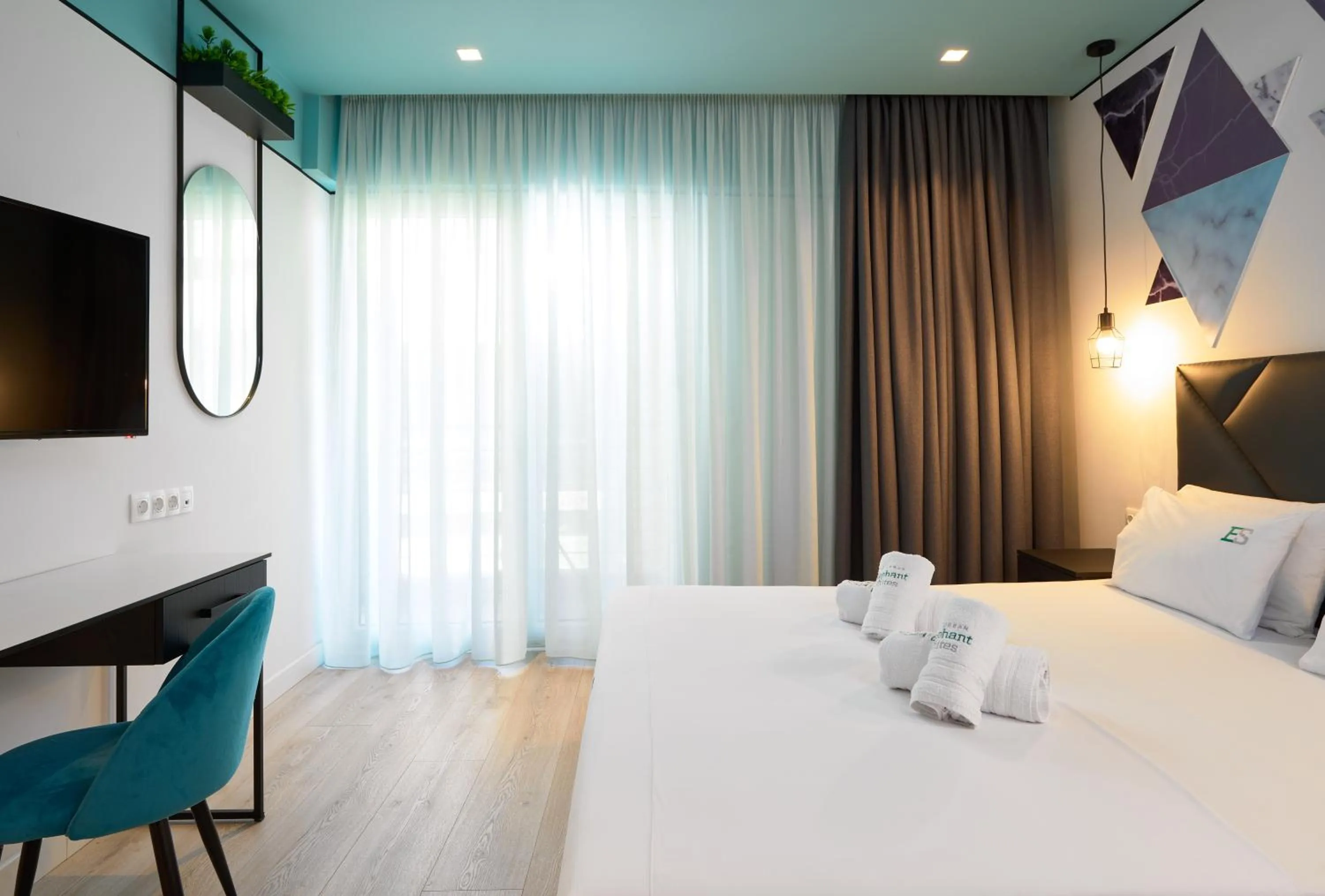 Bedroom, Bed in Urban Elephant Suites