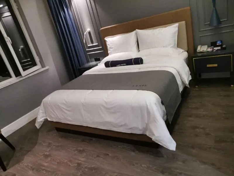 Bed in LanOu Hotel Ningyang Qixian Road Yizhong