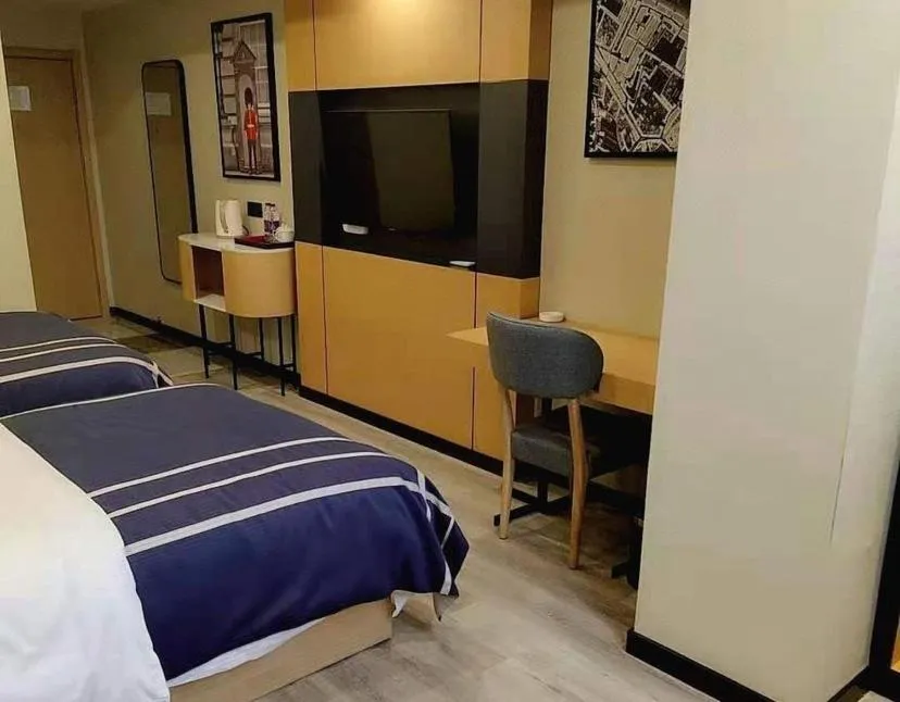 Bed in LanOu Hotel Tongcheng Traditional Chinese Medicine Hospital Easy Home