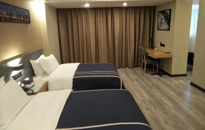 Bed in LanOu Hotel Tongcheng Traditional Chinese Medicine Hospital Easy Home