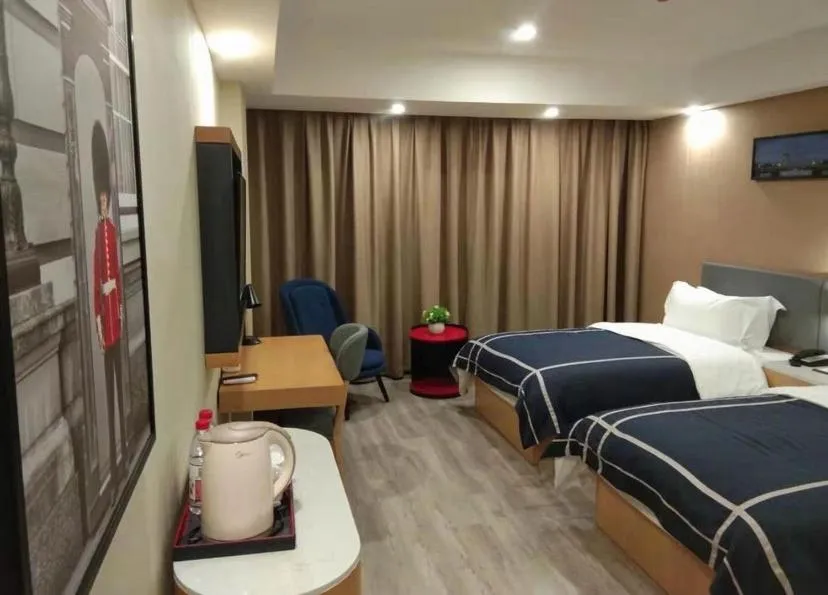 Bed in LanOu Hotel Tongcheng Traditional Chinese Medicine Hospital Easy Home