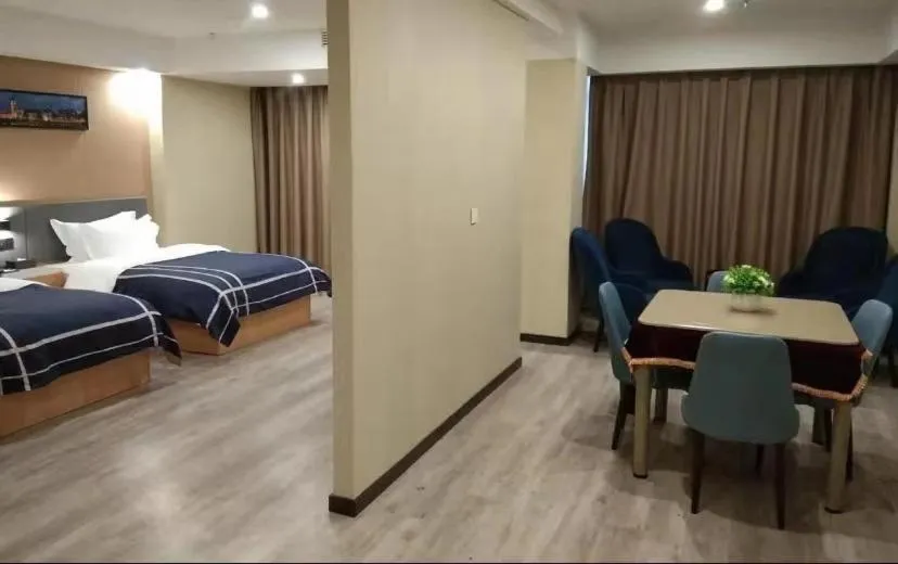 Bed in LanOu Hotel Tongcheng Traditional Chinese Medicine Hospital Easy Home