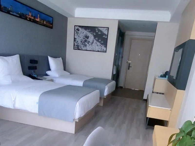 Bed in LanOu Hotel Golmud Middle Bayi Road