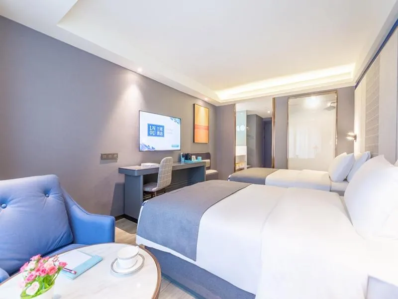 Bed in LanOu Hotel Guiyang West Beijing Road Century City