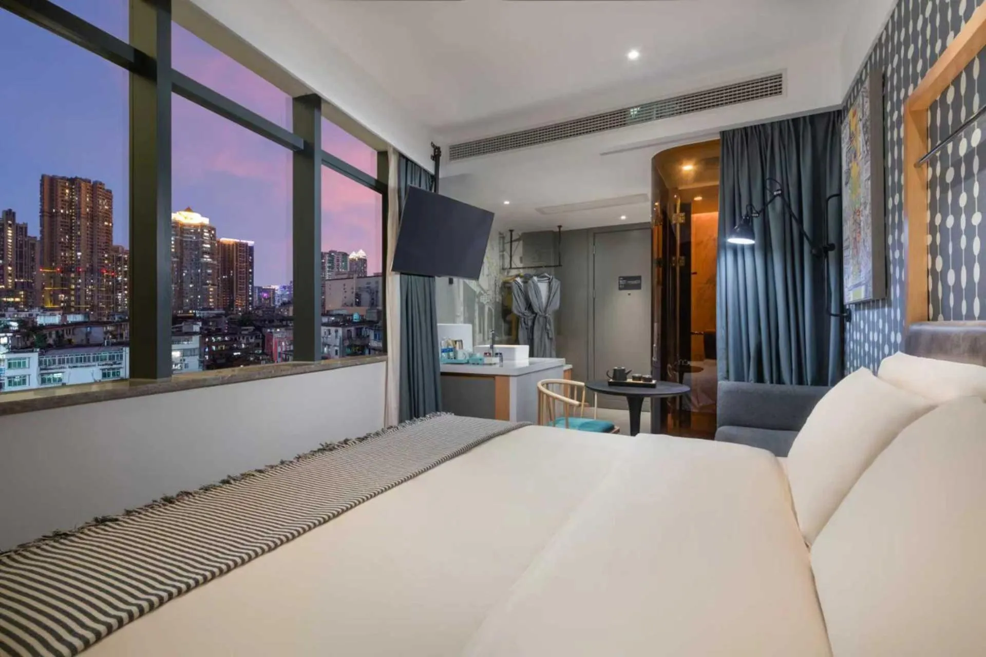 Bed in CityNote Hotel Guangzhou Beijing Road Pedestrian Street Subway Station