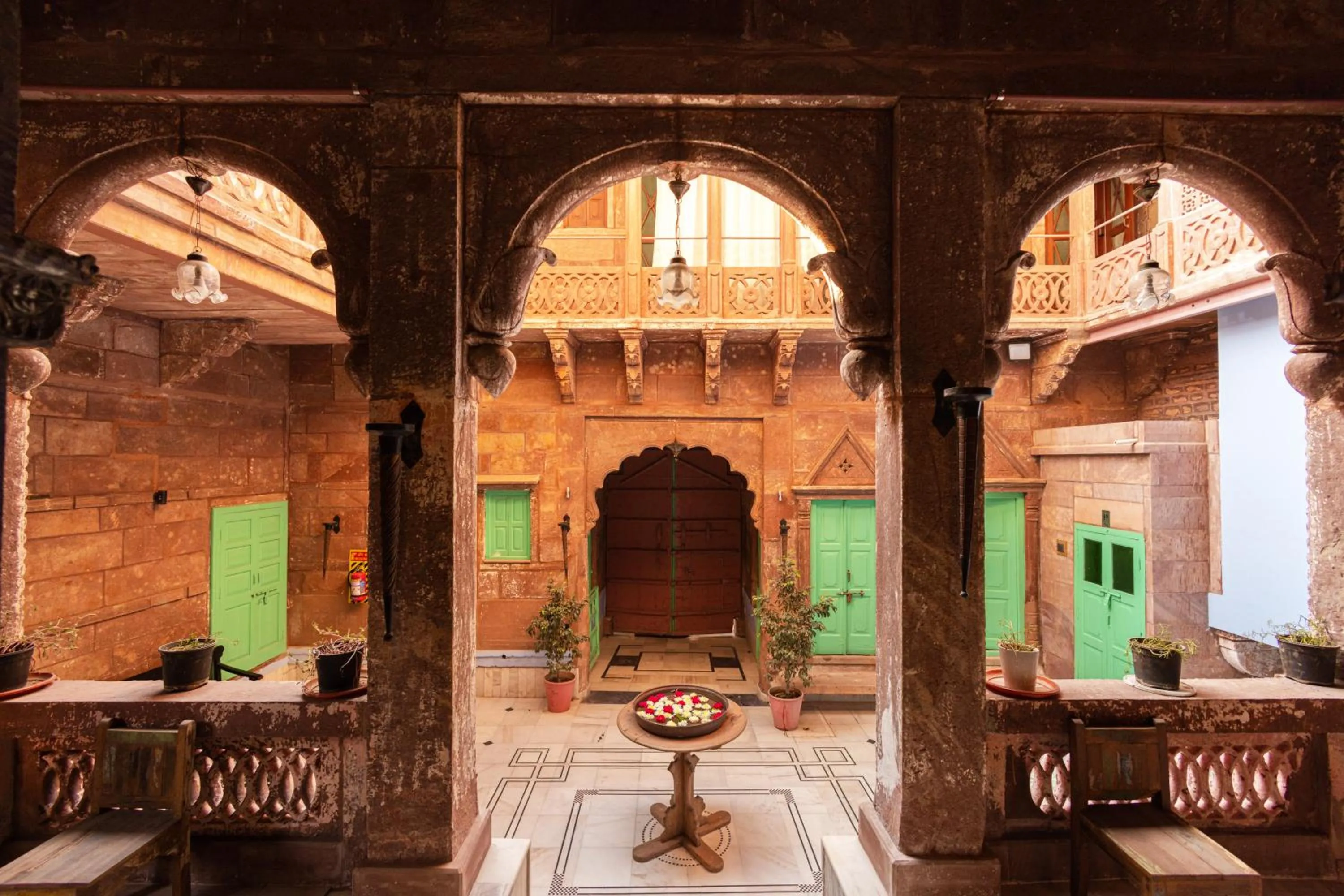 Facade/entrance in Amritara Manak Haveli, Jodhpur
