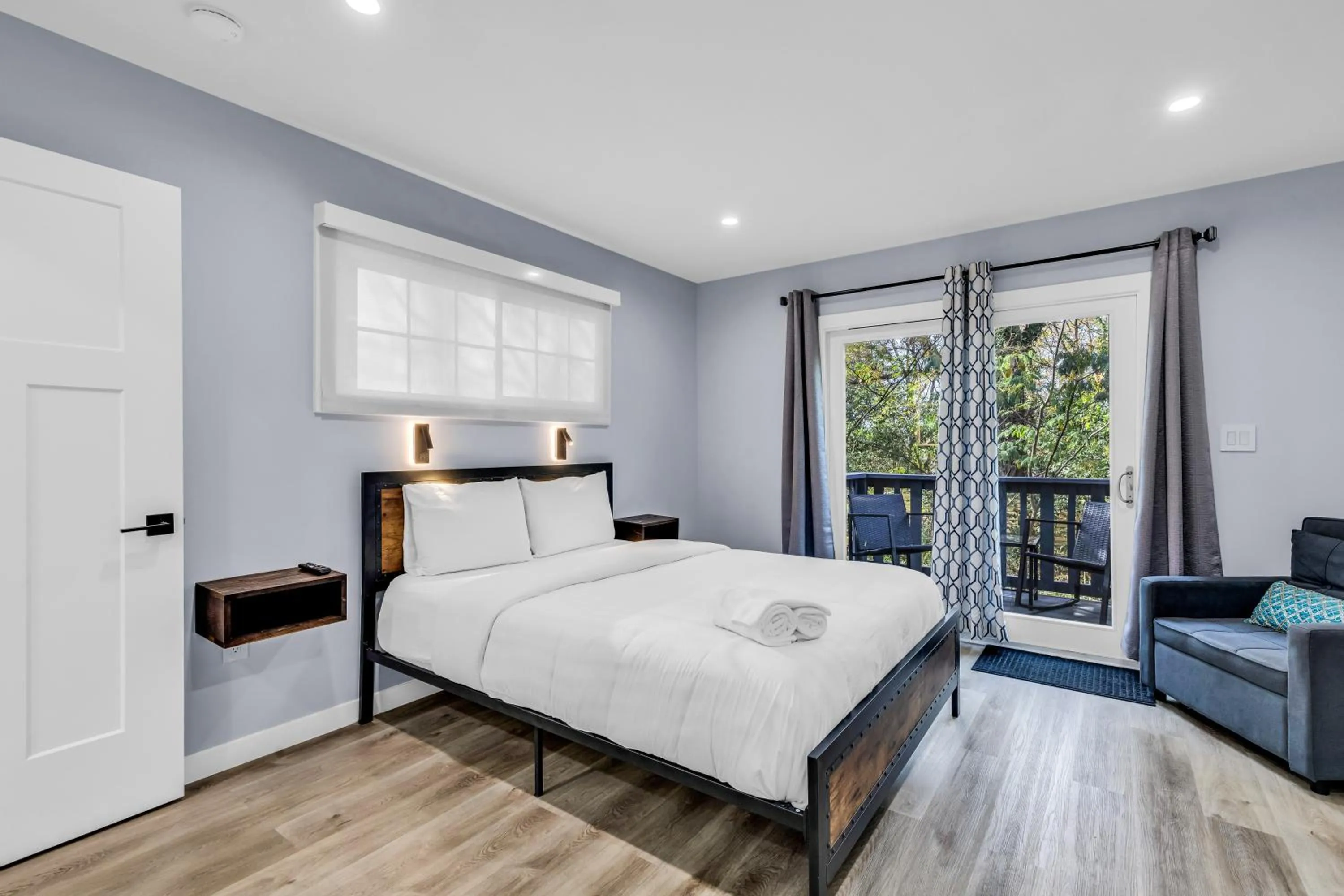 Bedroom, Bed in Luxury 3BR House in Charlotte