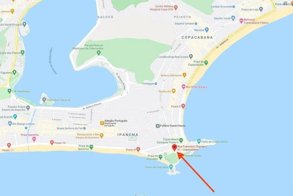 Flat Praia de Copacabana Ipanema - Pé na Areia