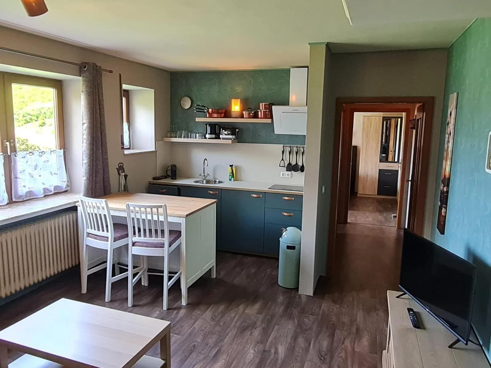 Kitchen or kitchenette in Gasthaus Paula