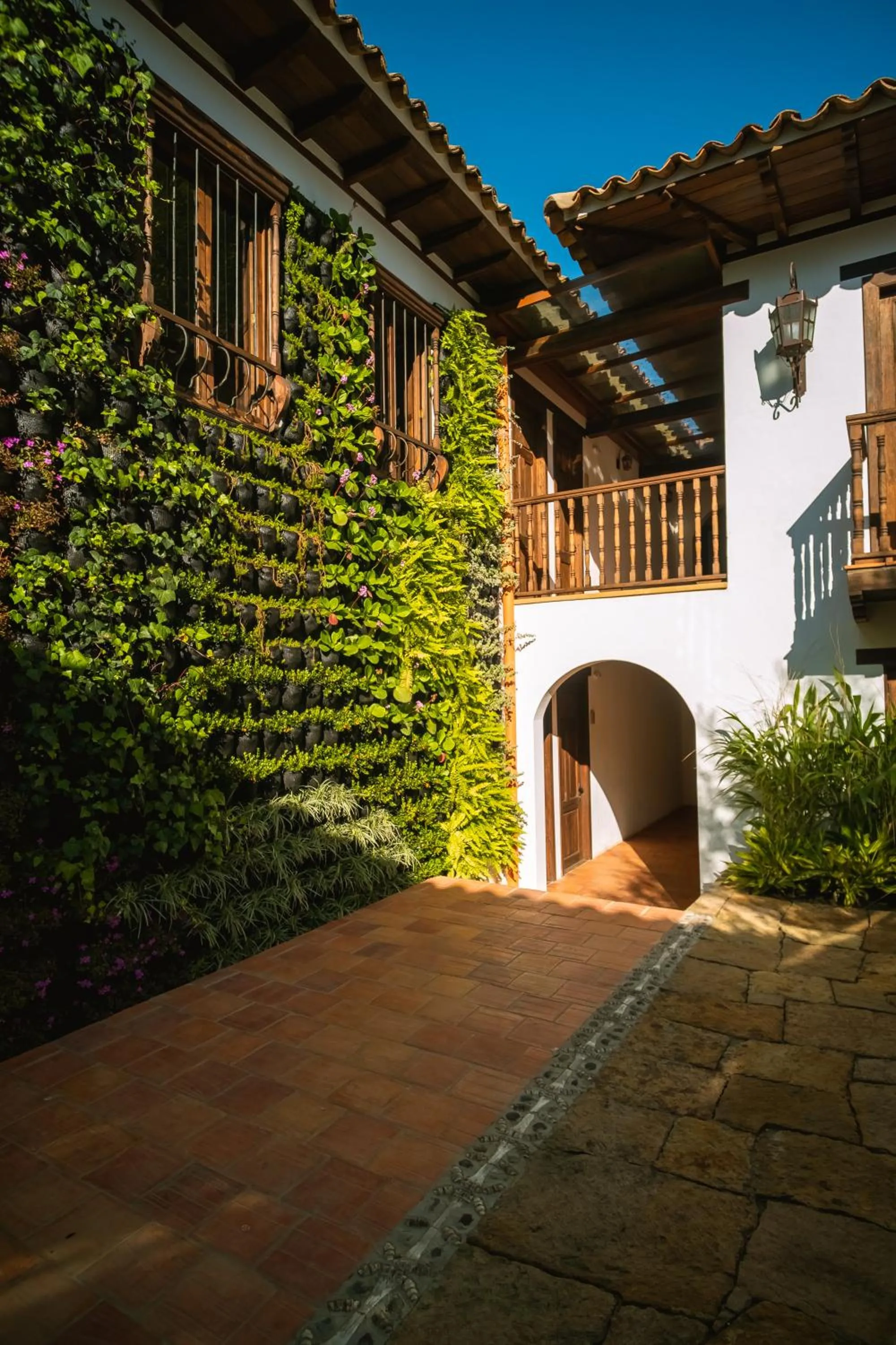 Patio in Hotel Casa Alcestre