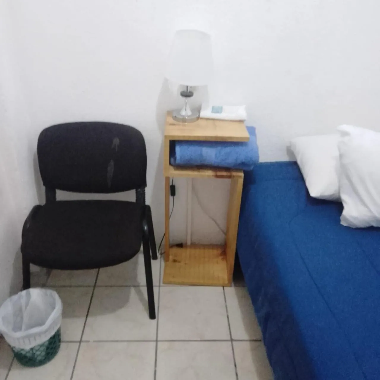 Bed in Hotel Bluehouse