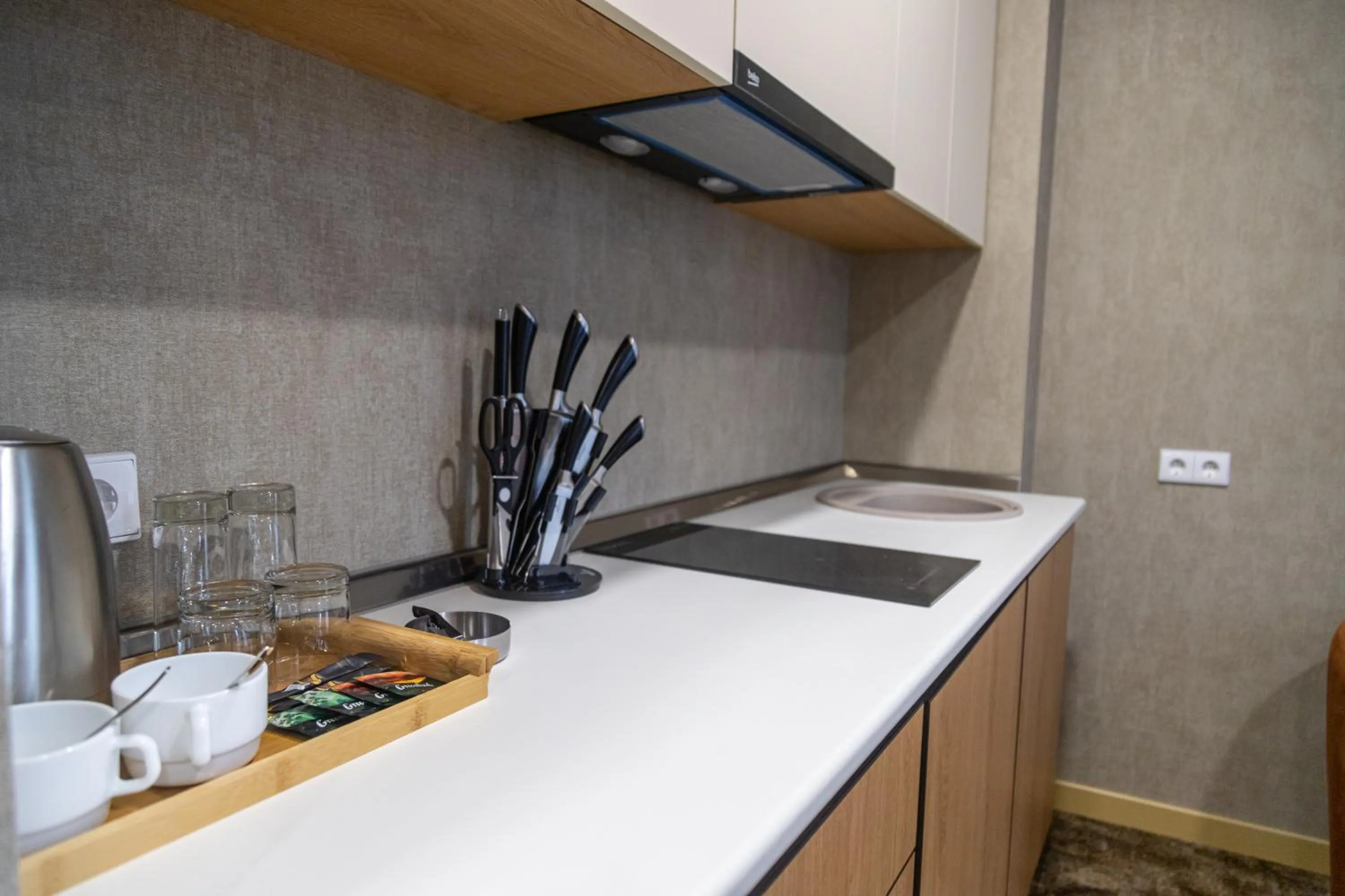 Kitchen or kitchenette in Hotel Solum Roof Top
