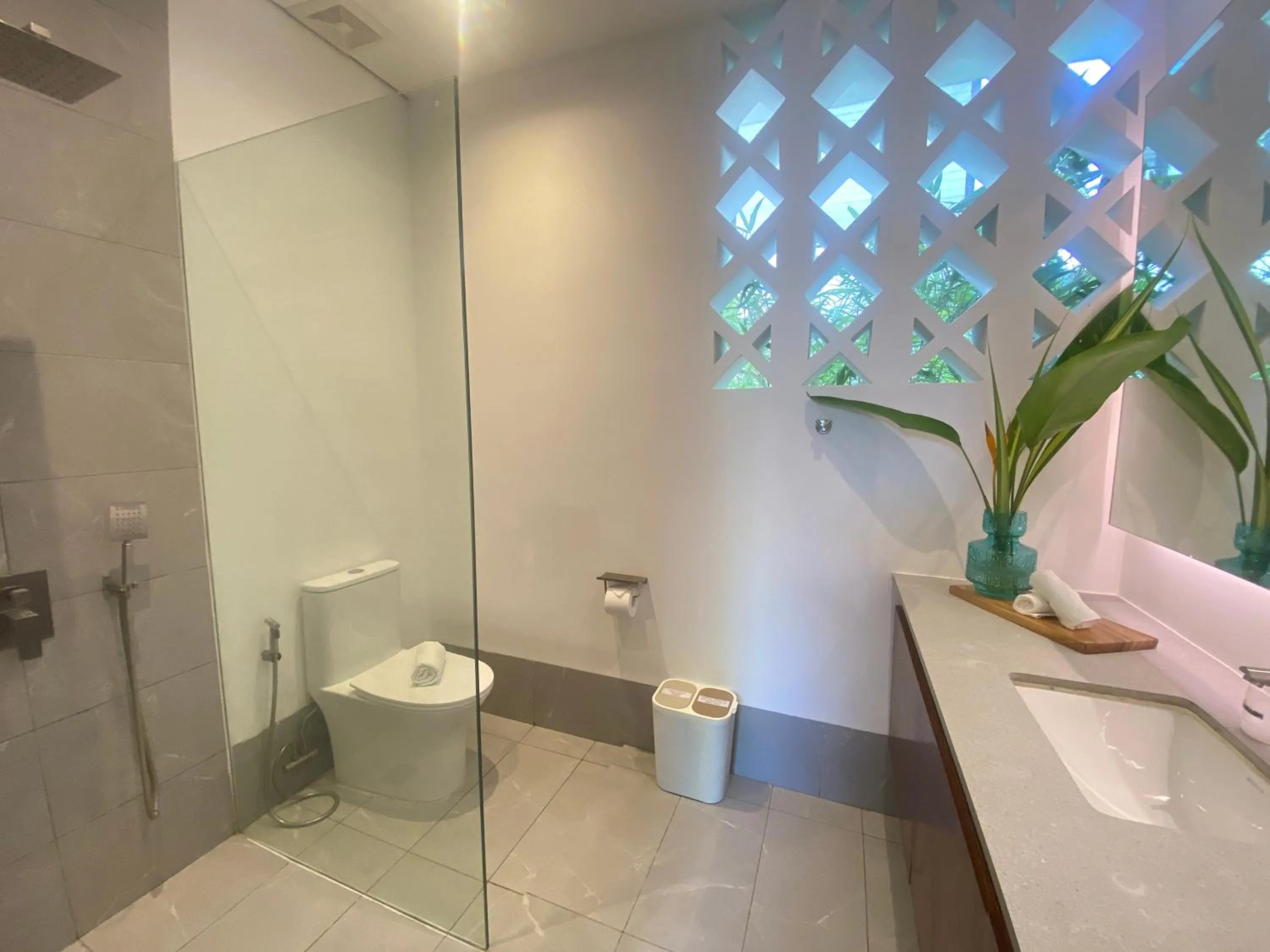 Shower in Amila Dive Beach Resort